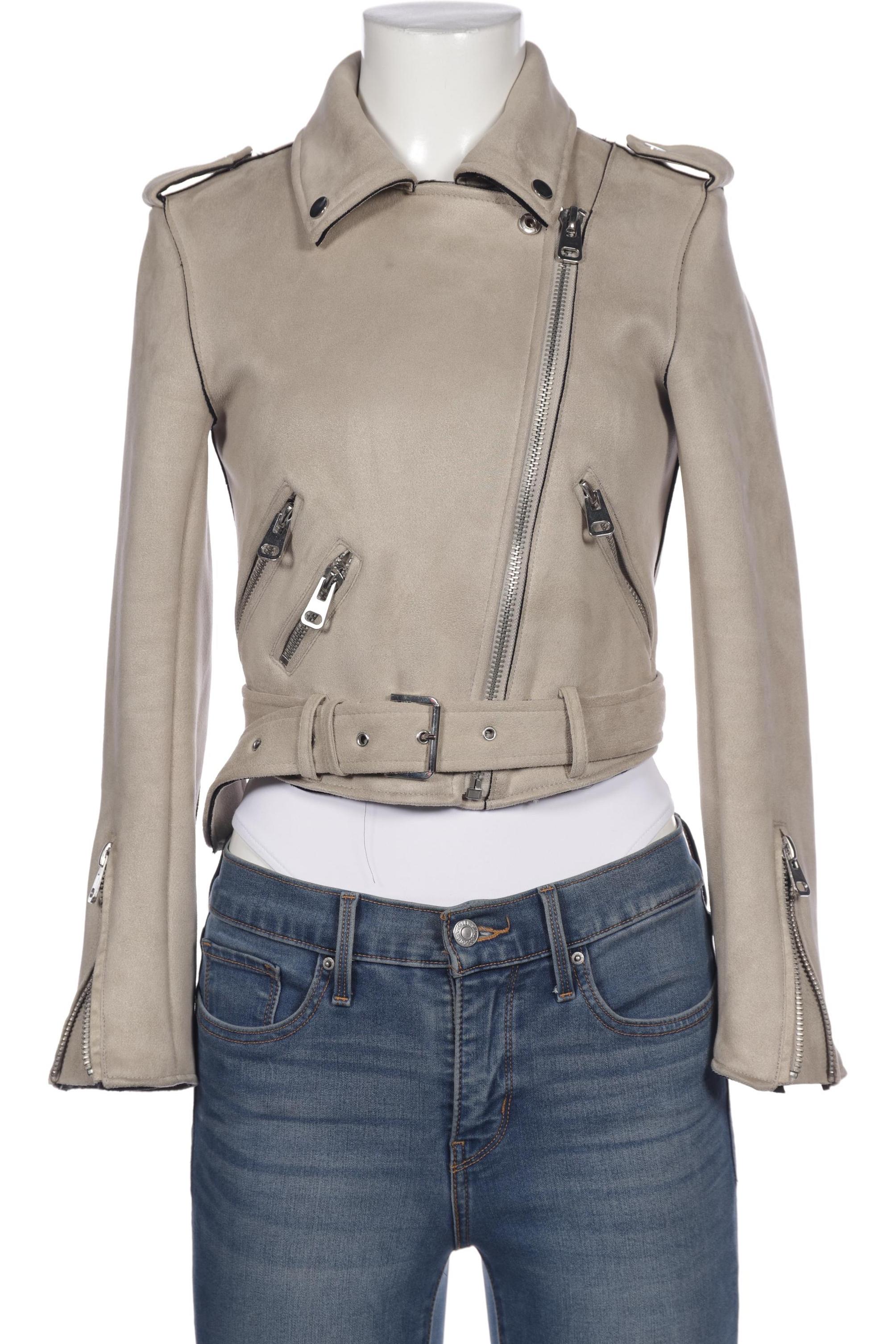 

Zara Damen Jacke, beige, Gr. 34