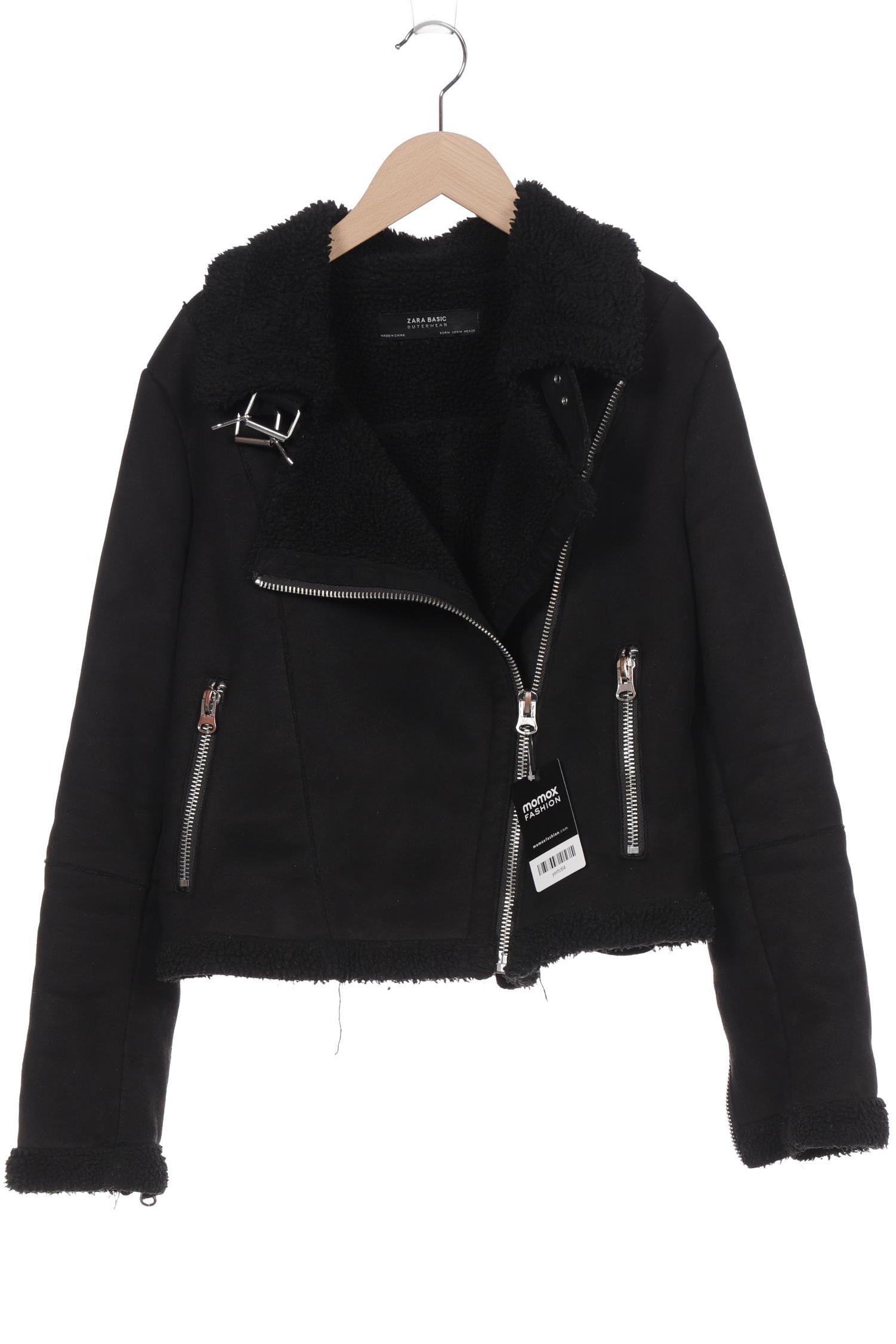 

ZARA Damen Jacke, schwarz