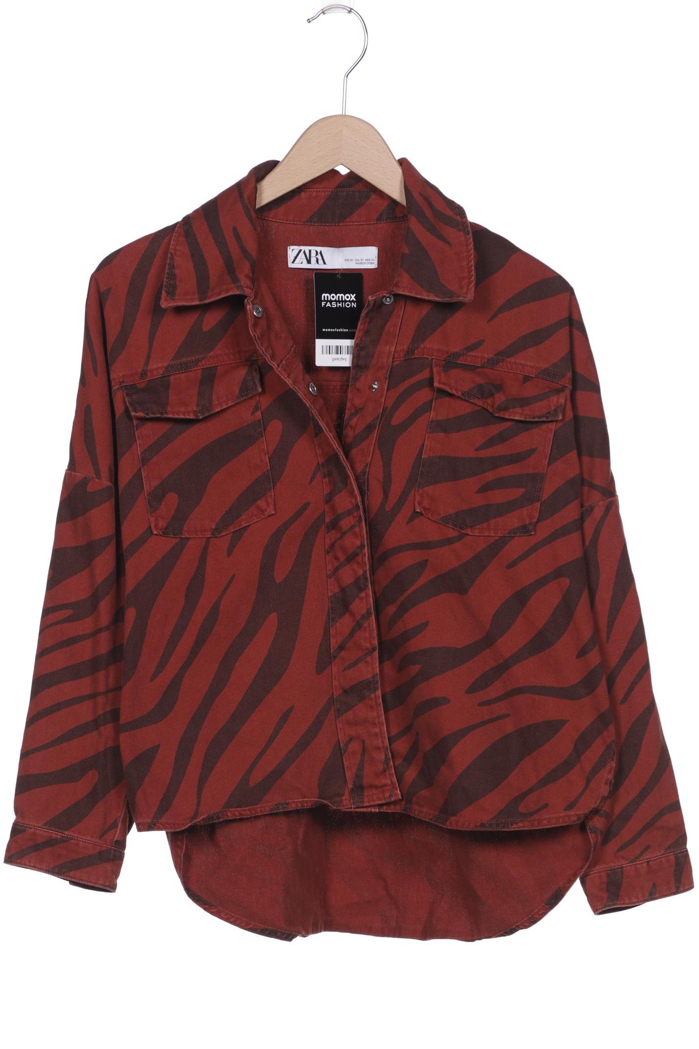 

Zara Damen Jacke, bordeaux, Gr. 34
