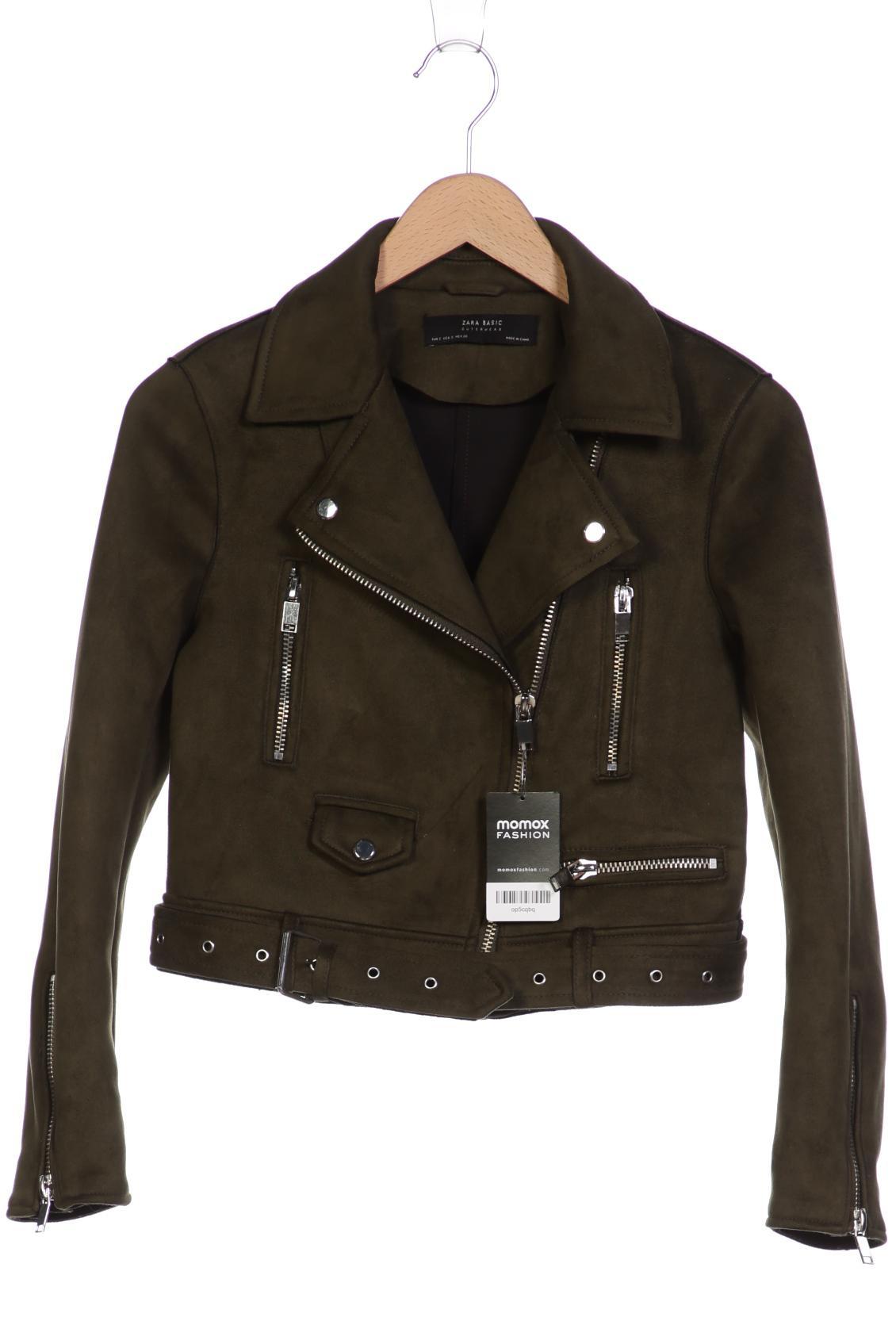 

ZARA Damen Jacke, grün