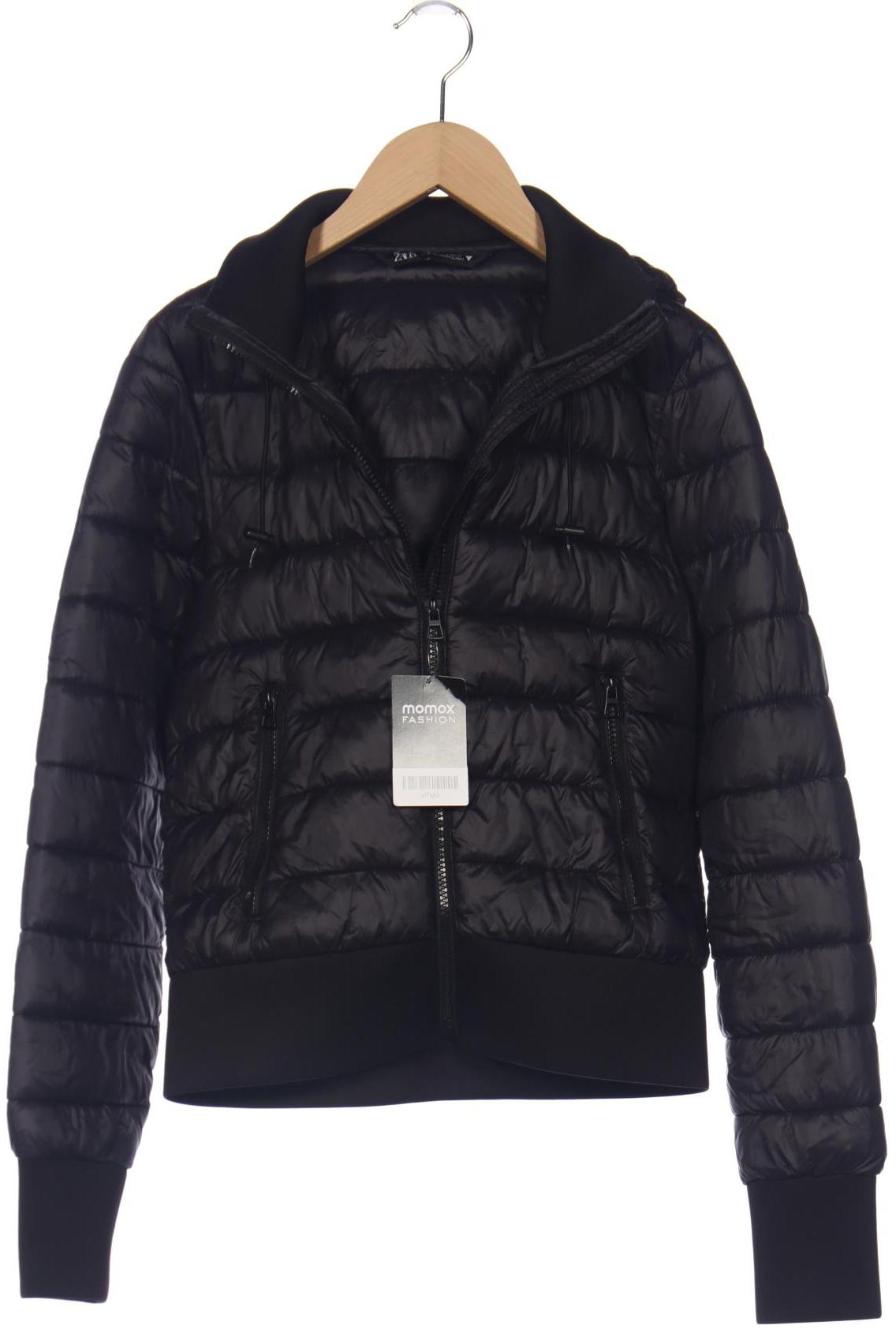 

ZARA Damen Jacke, schwarz