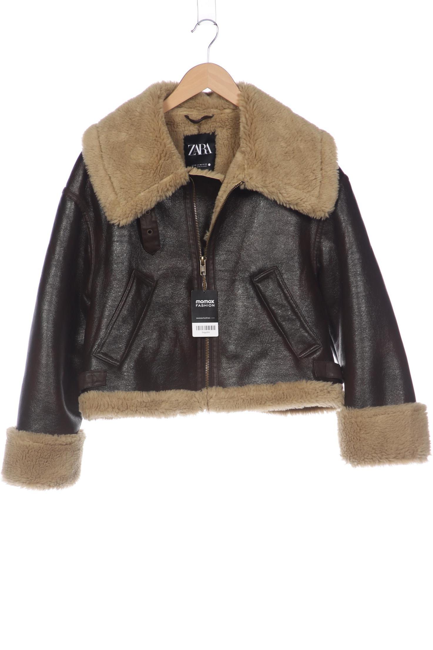 

Zara Damen Jacke, braun, Gr. 34