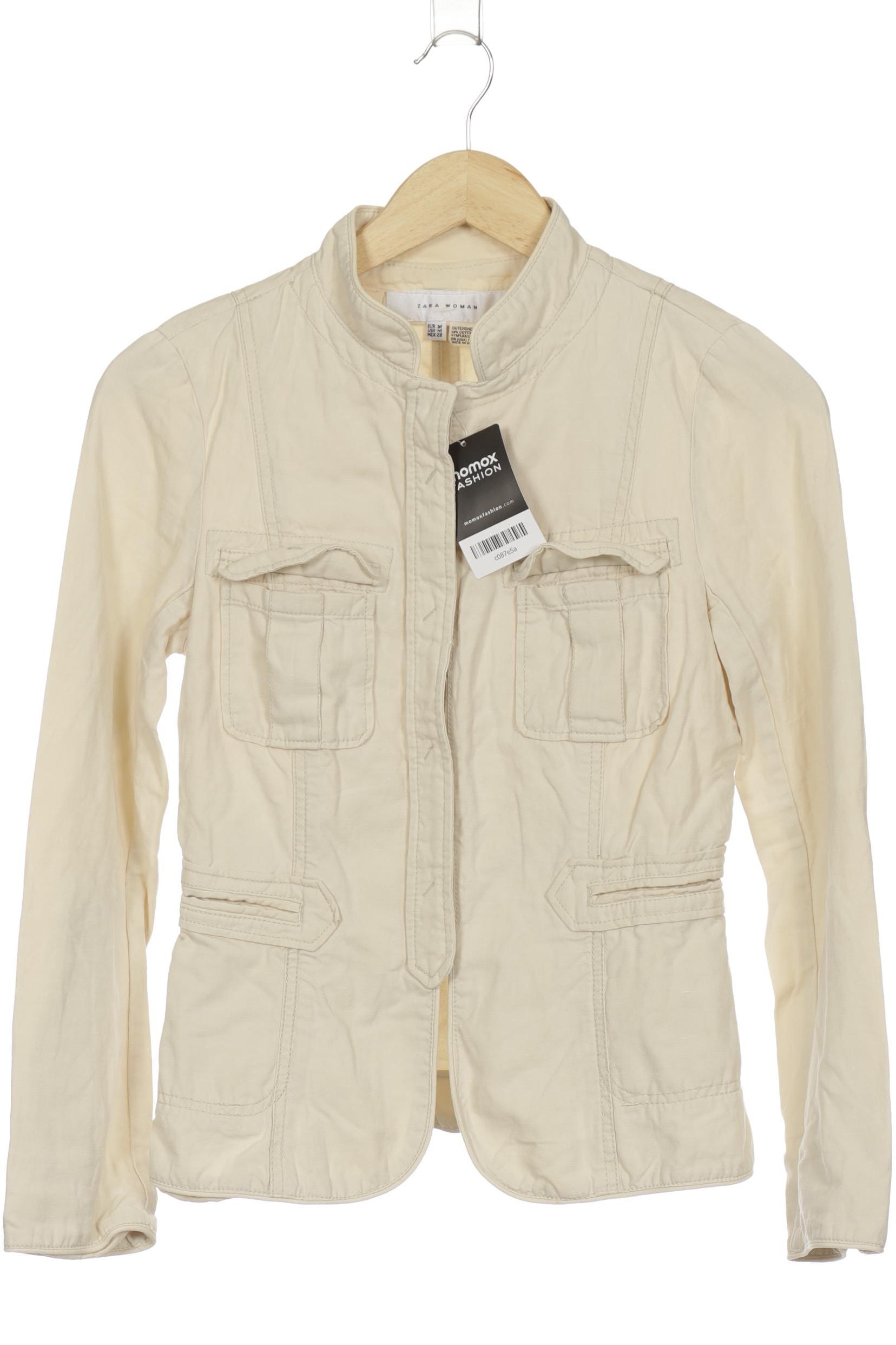

Zara Damen Jacke, beige, Gr. 38