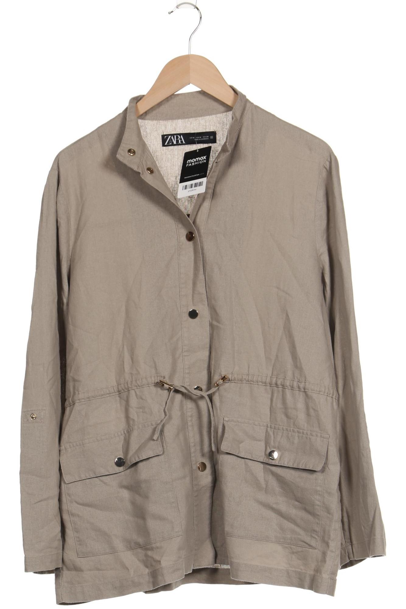 

Zara Damen Jacke, beige, Gr. 38