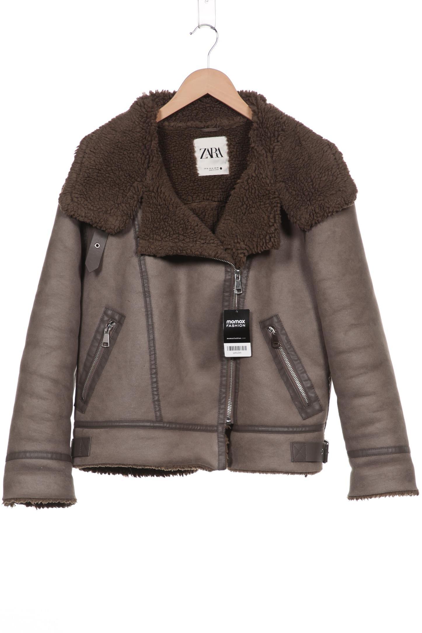 

ZARA Damen Jacke, braun