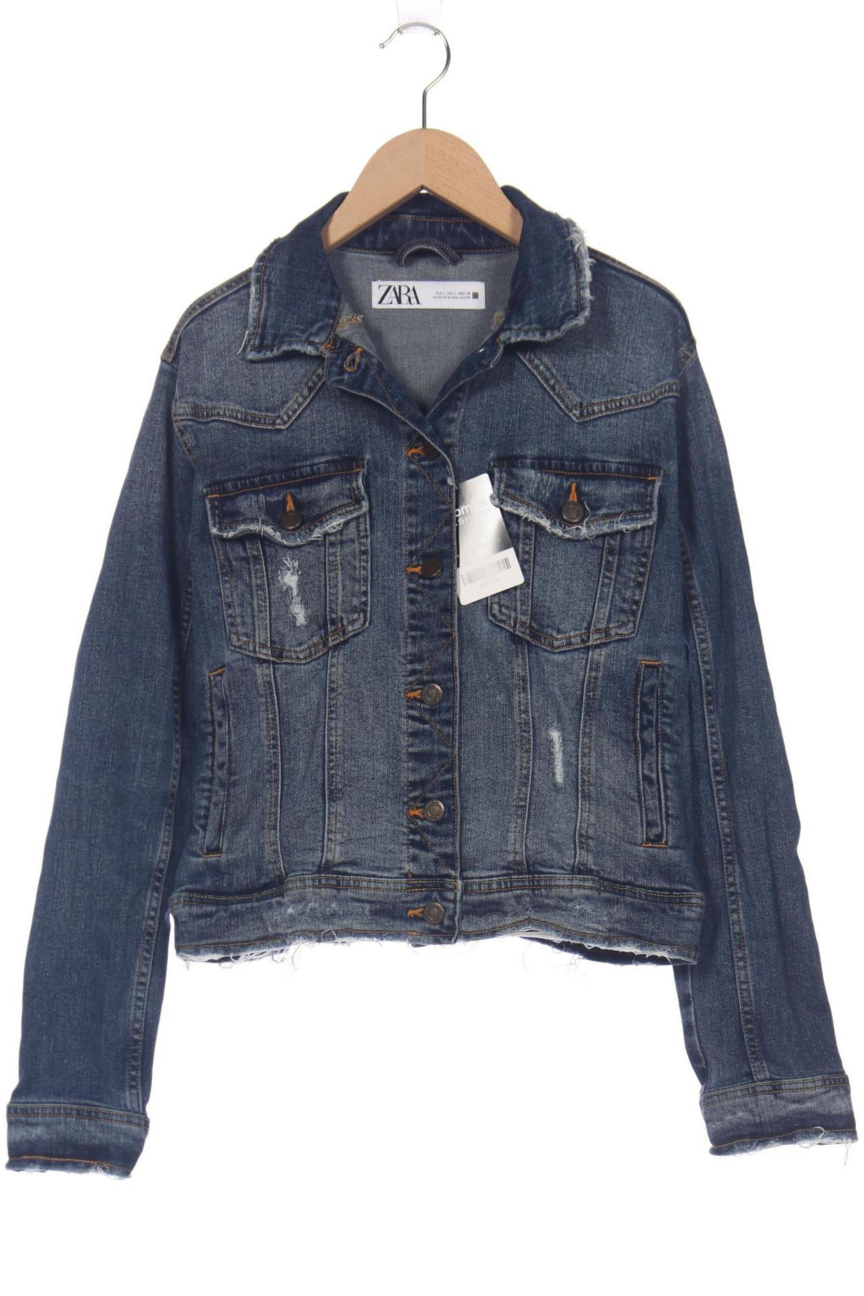 

Zara Damen Jacke, blau, Gr. 42