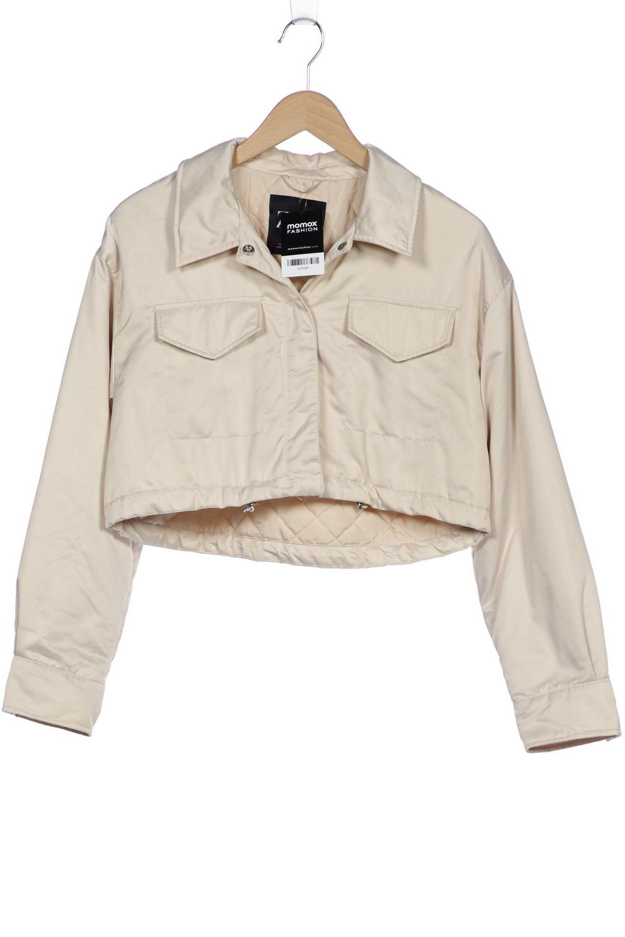 

ZARA Damen Jacke, cremeweiß