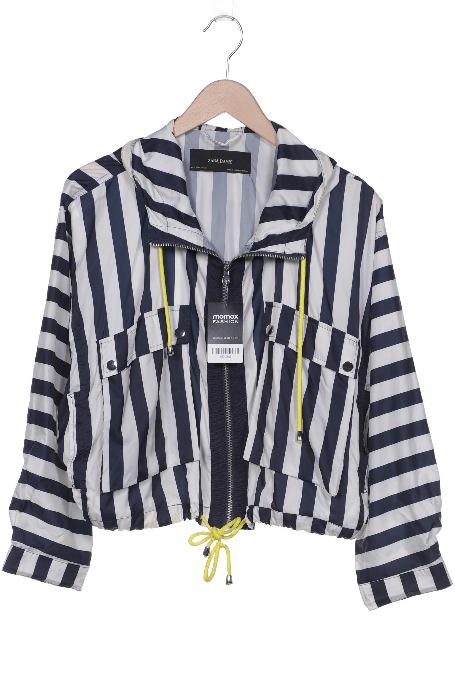 

ZARA Damen Jacke, marineblau