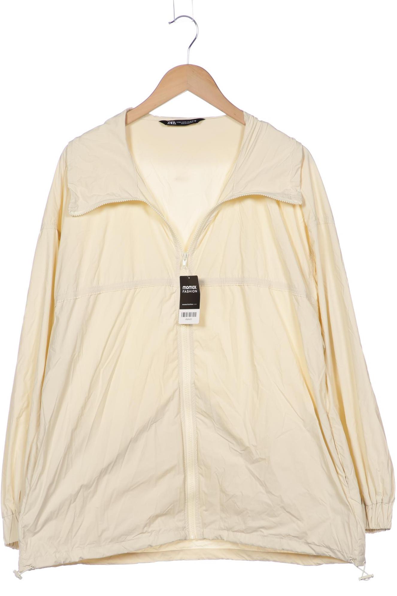

ZARA Damen Jacke, cremeweiß