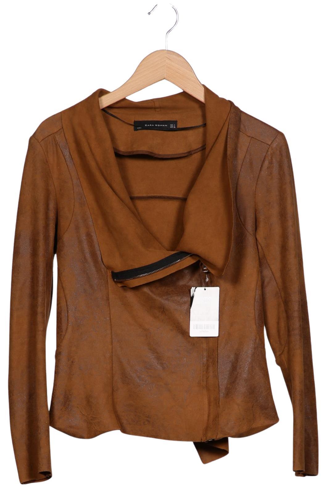 

Zara Damen Jacke, braun, Gr. 42