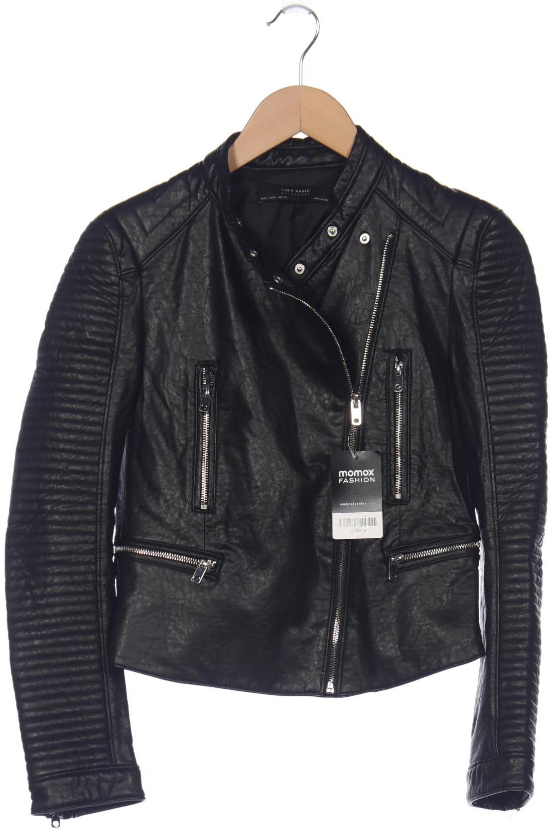 

ZARA Damen Jacke, schwarz