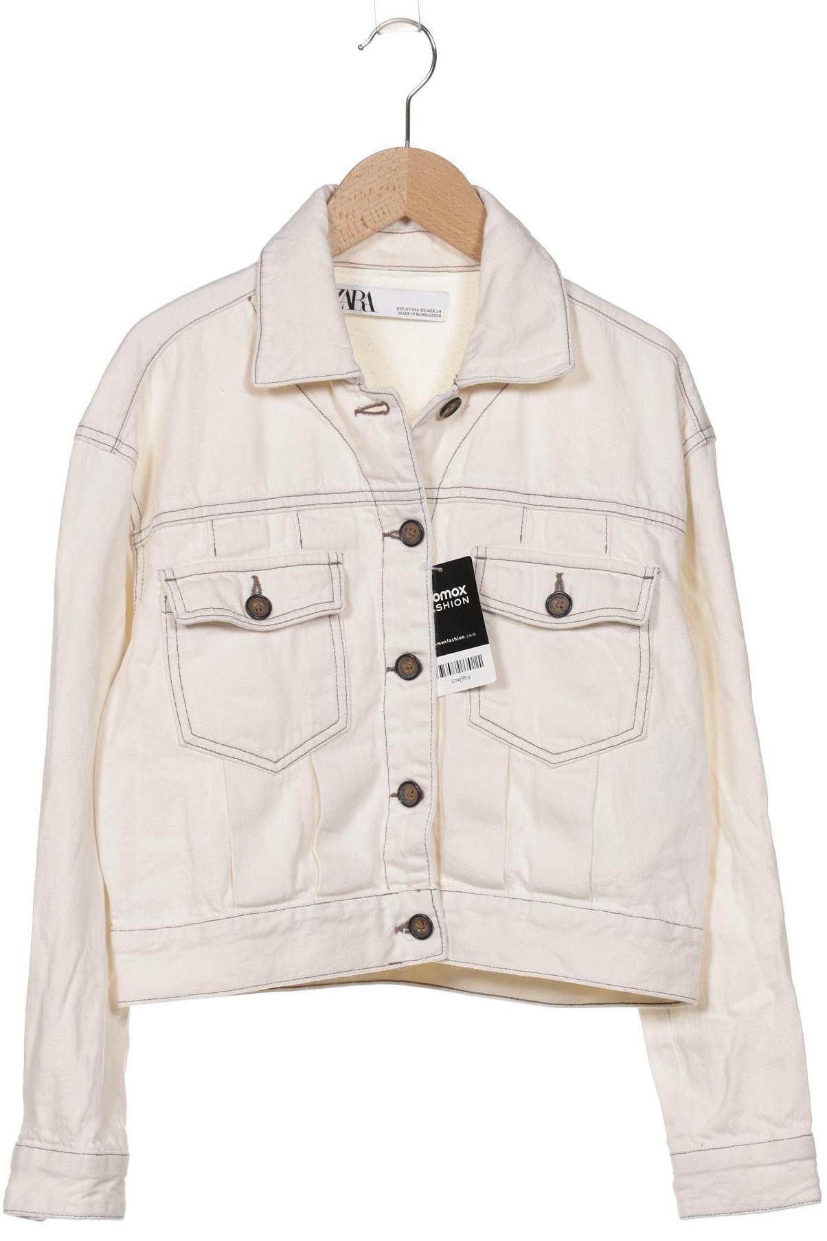 

Zara Damen Jacke, cremeweiß, Gr. 34