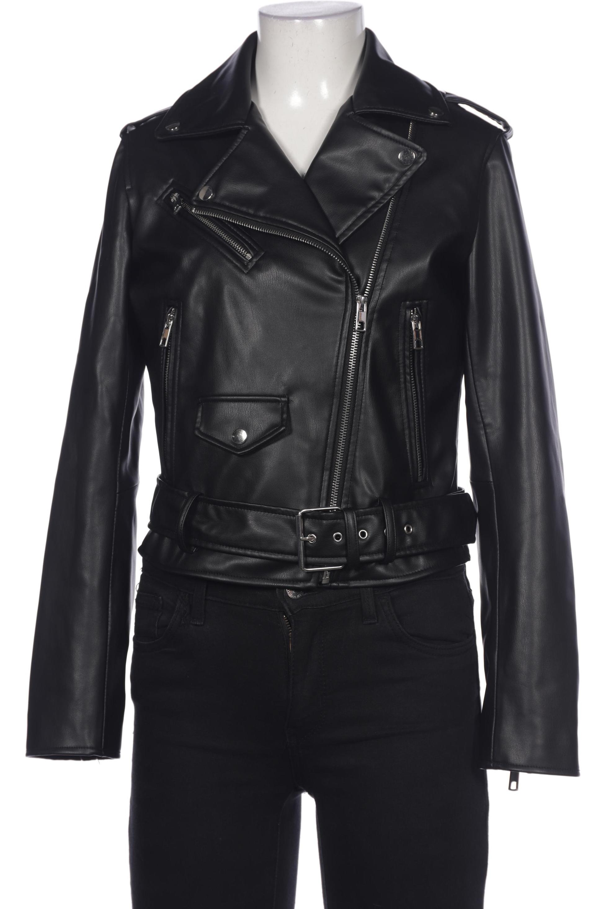 

ZARA Damen Jacke, schwarz