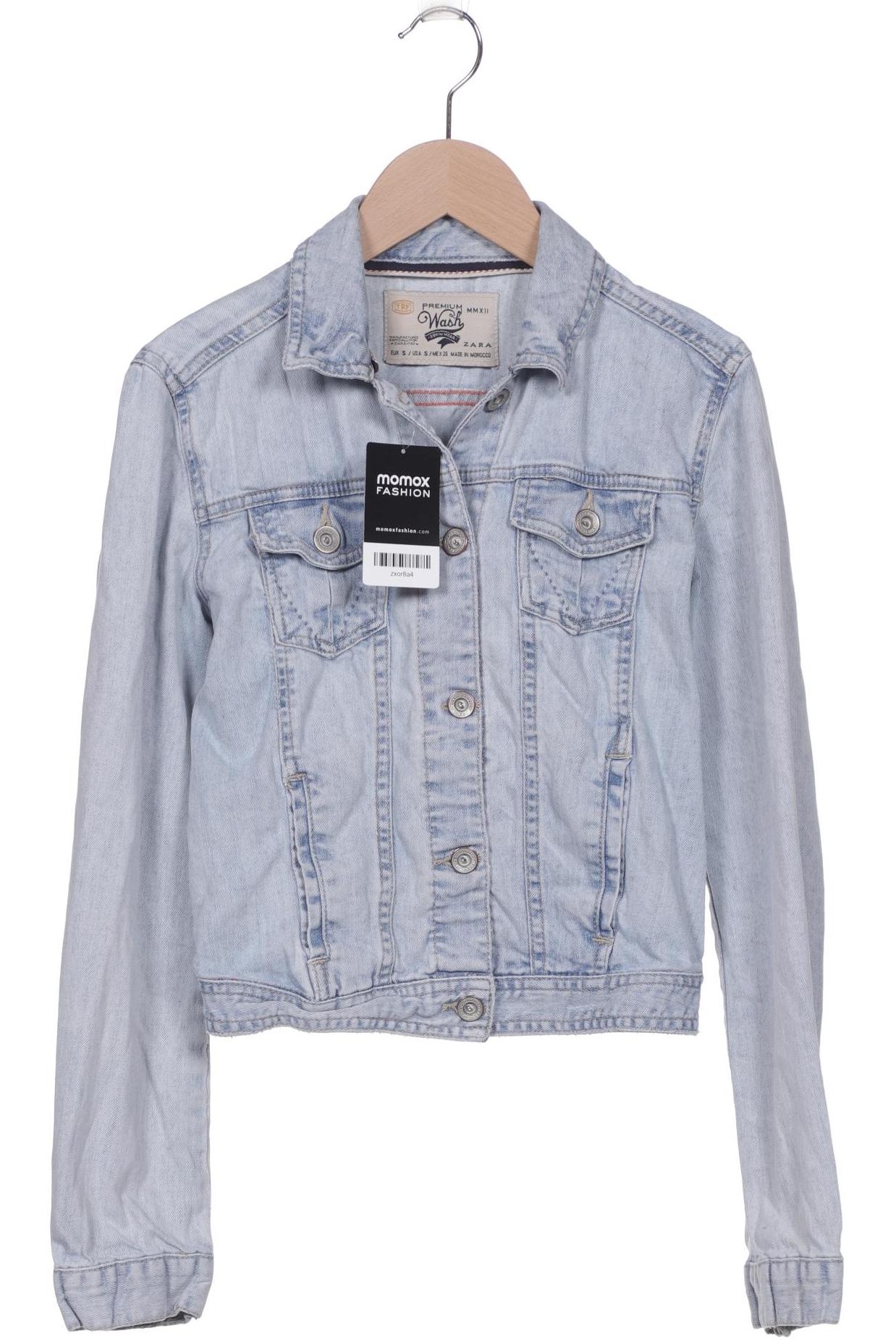 

ZARA Damen Jacke, hellblau