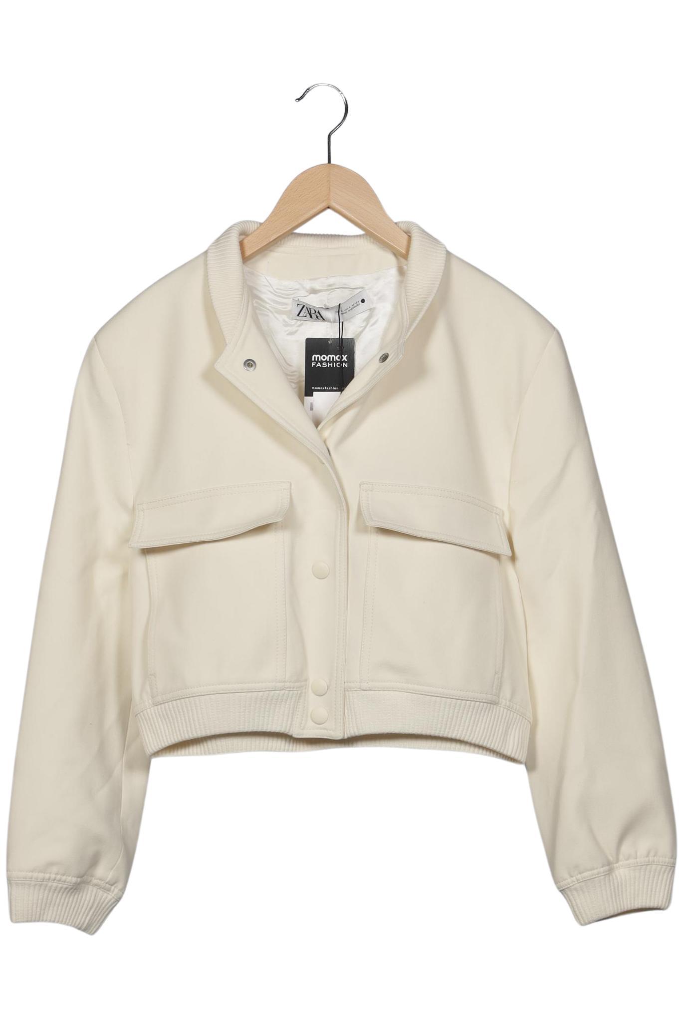 

Zara Damen Jacke, cremeweiß, Gr. 36