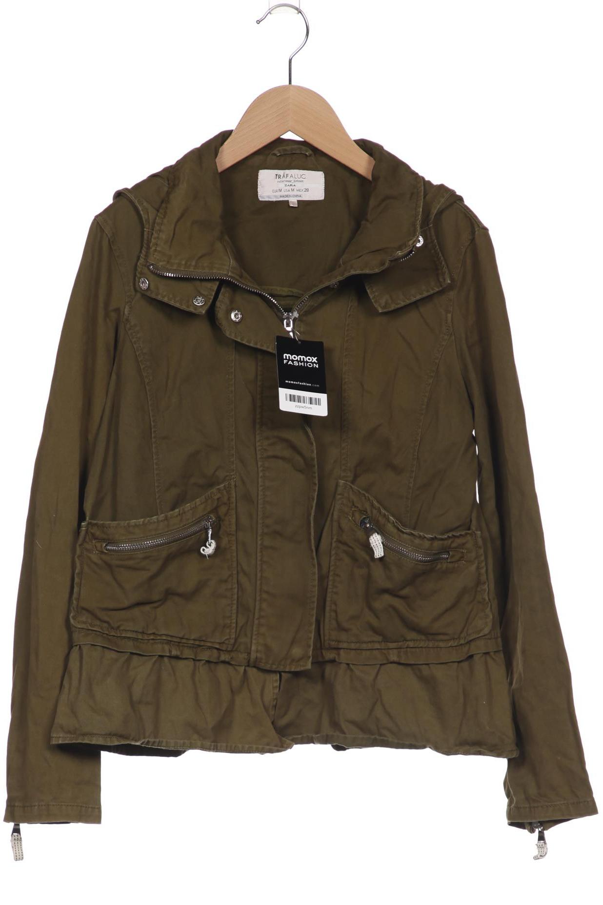

ZARA Damen Jacke, grün