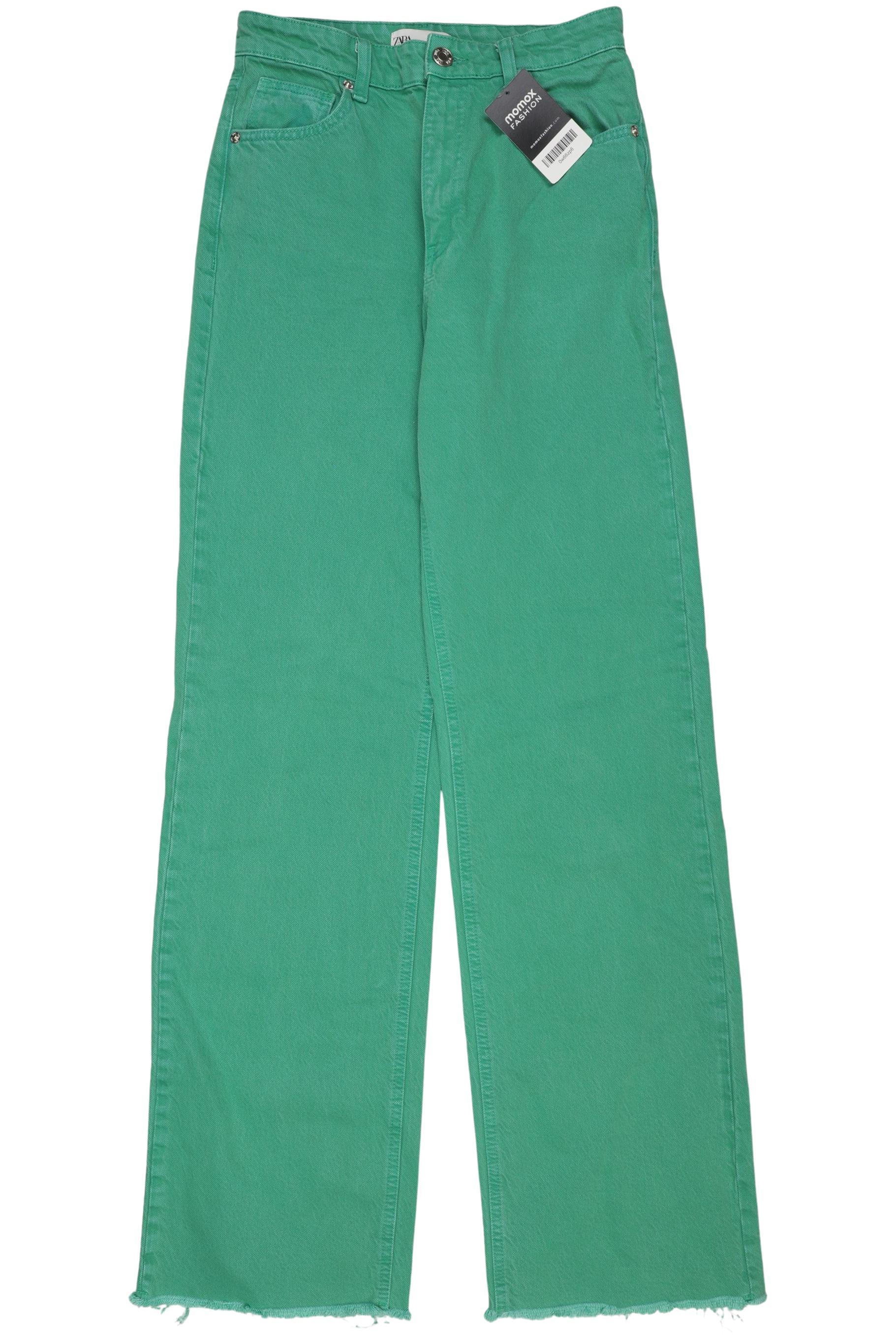 

Zara Damen Jeans, grün, Gr. 36