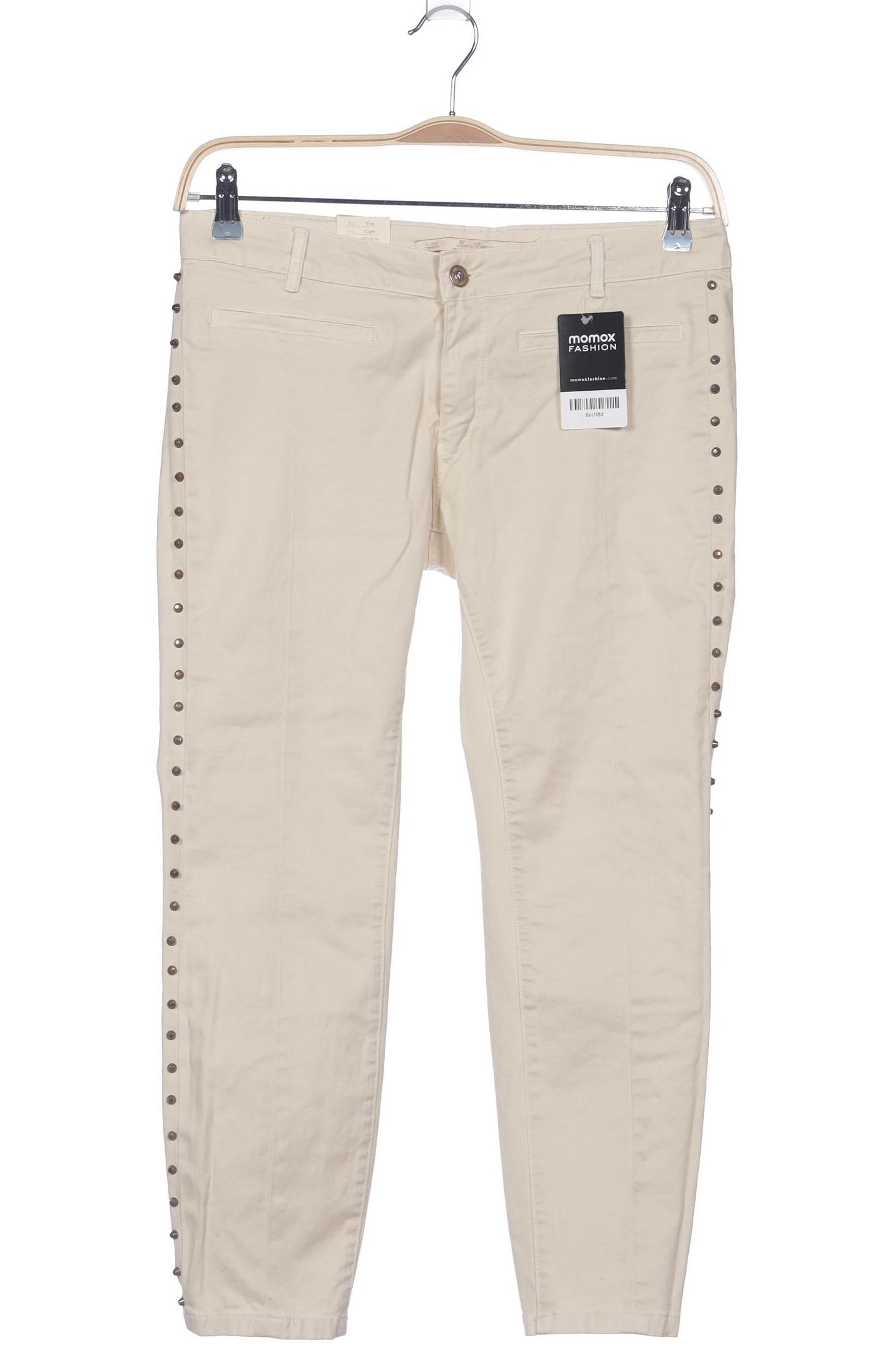 

Zara Damen Jeans, cremeweiß, Gr. 40