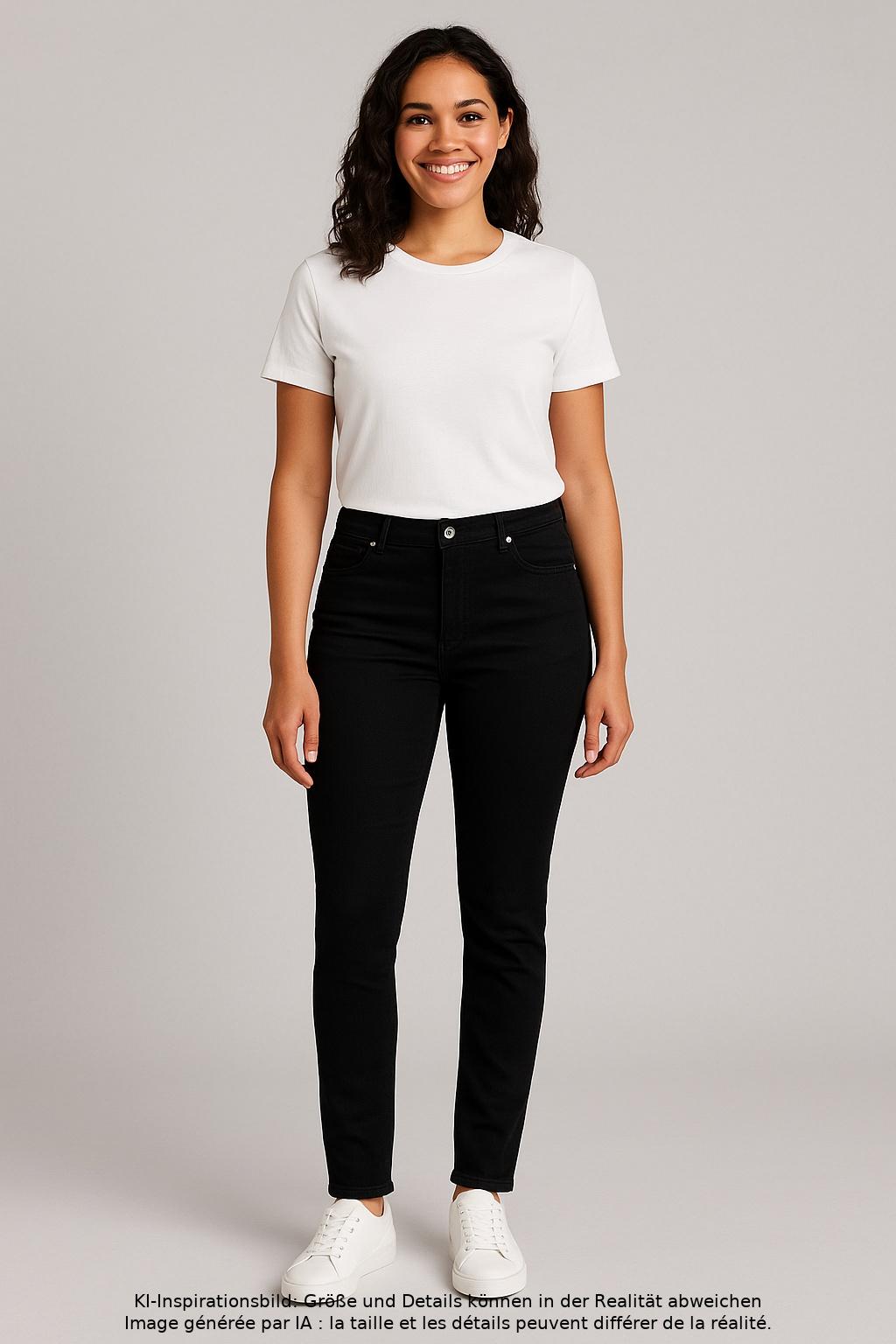 

Zara Damen Jeans, schwarz, Gr. 38