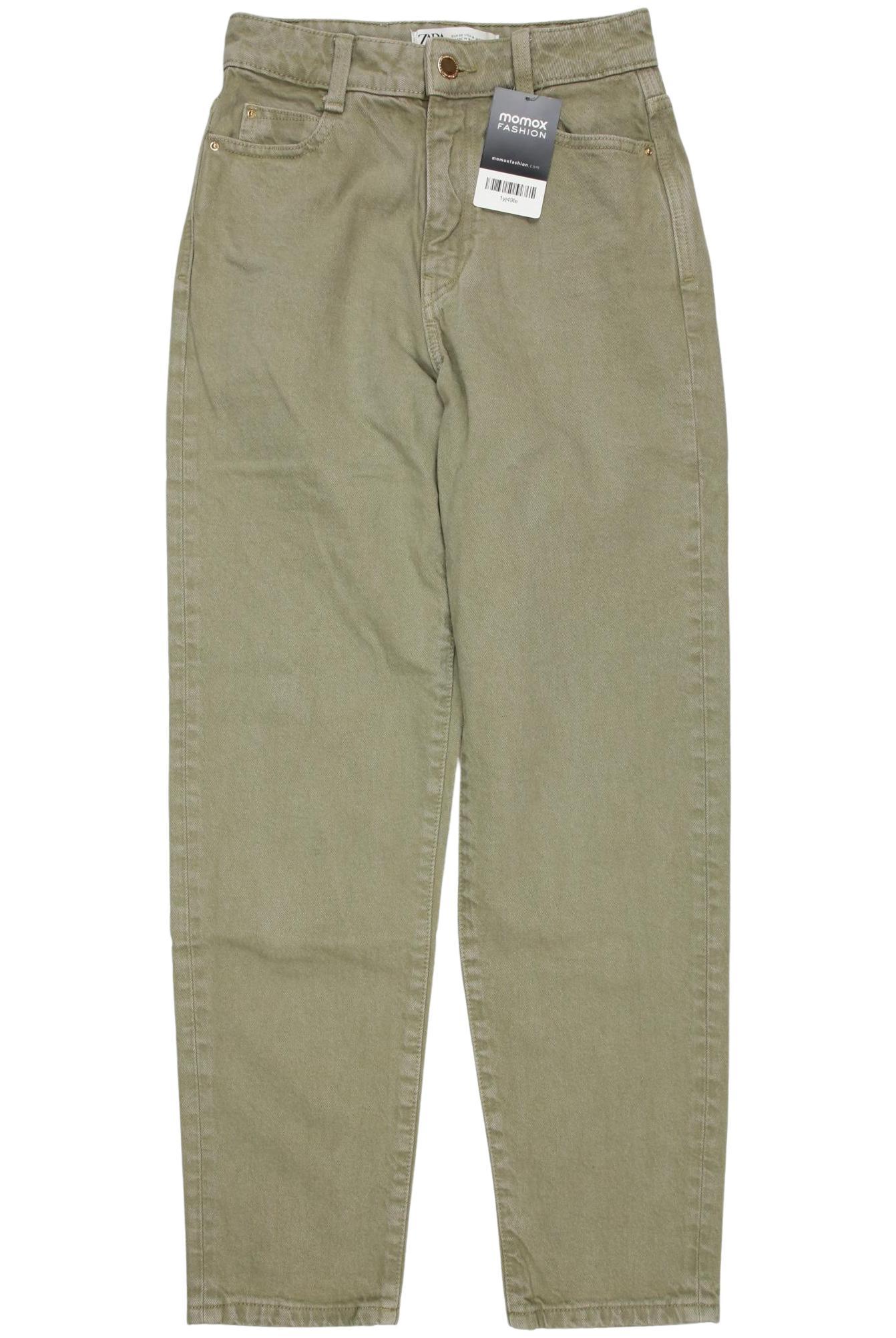 

Zara Damen Jeans, hellgrün, Gr. 32