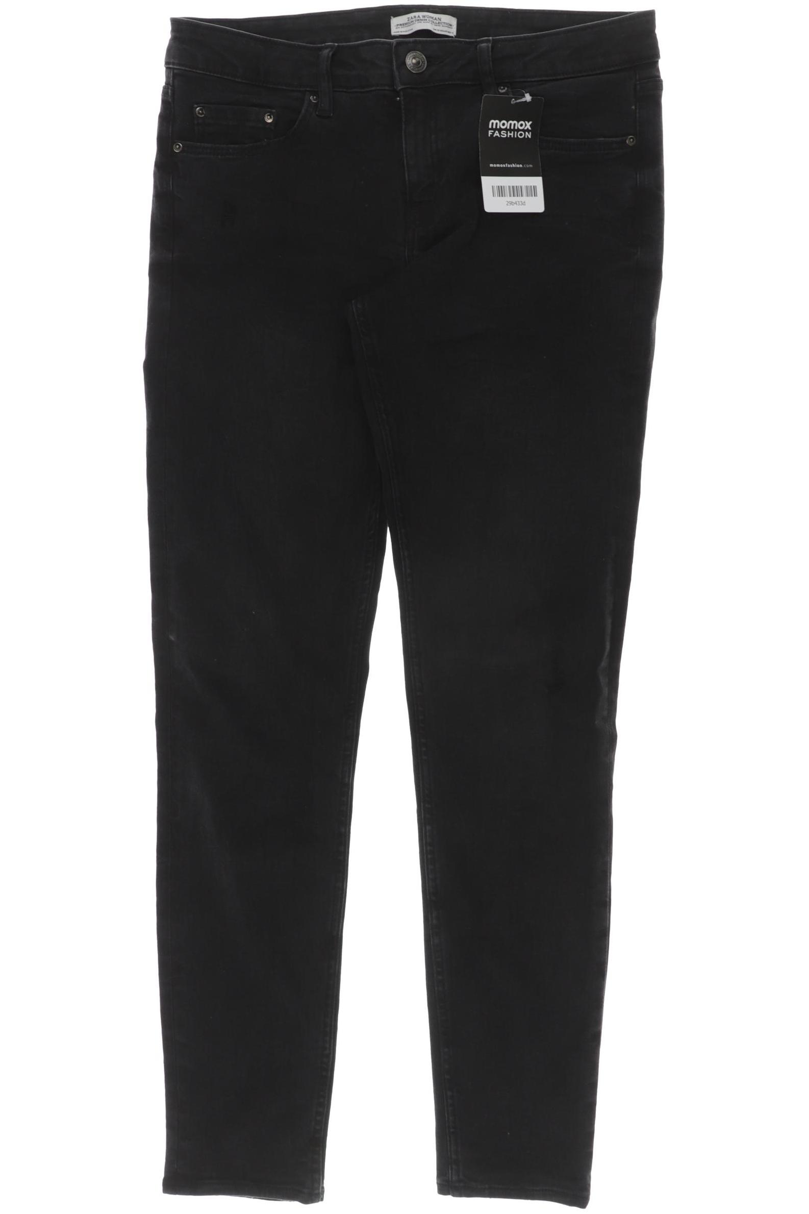 

Zara Damen Jeans, schwarz, Gr. 38