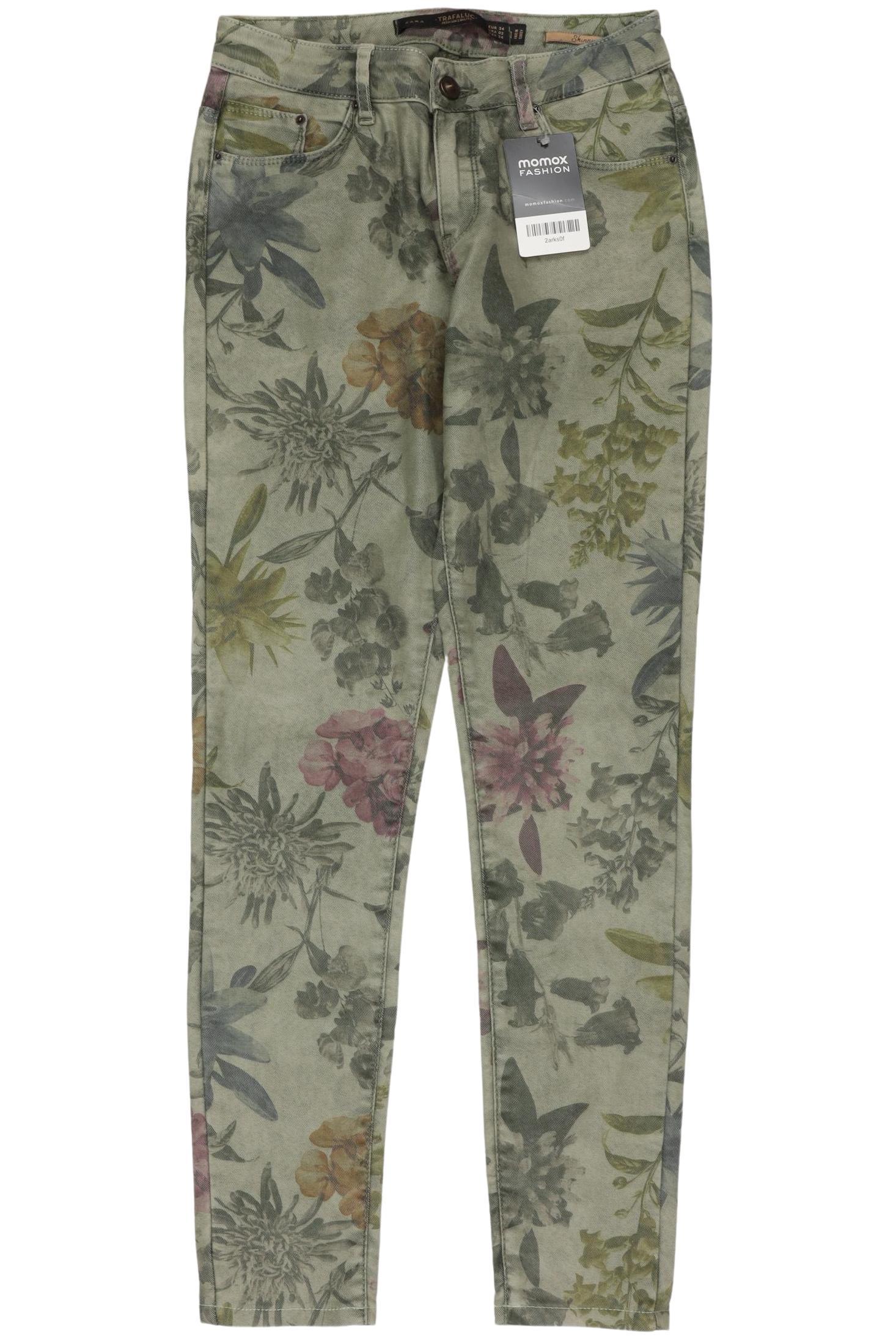 

Zara Damen Jeans, grün, Gr. 34