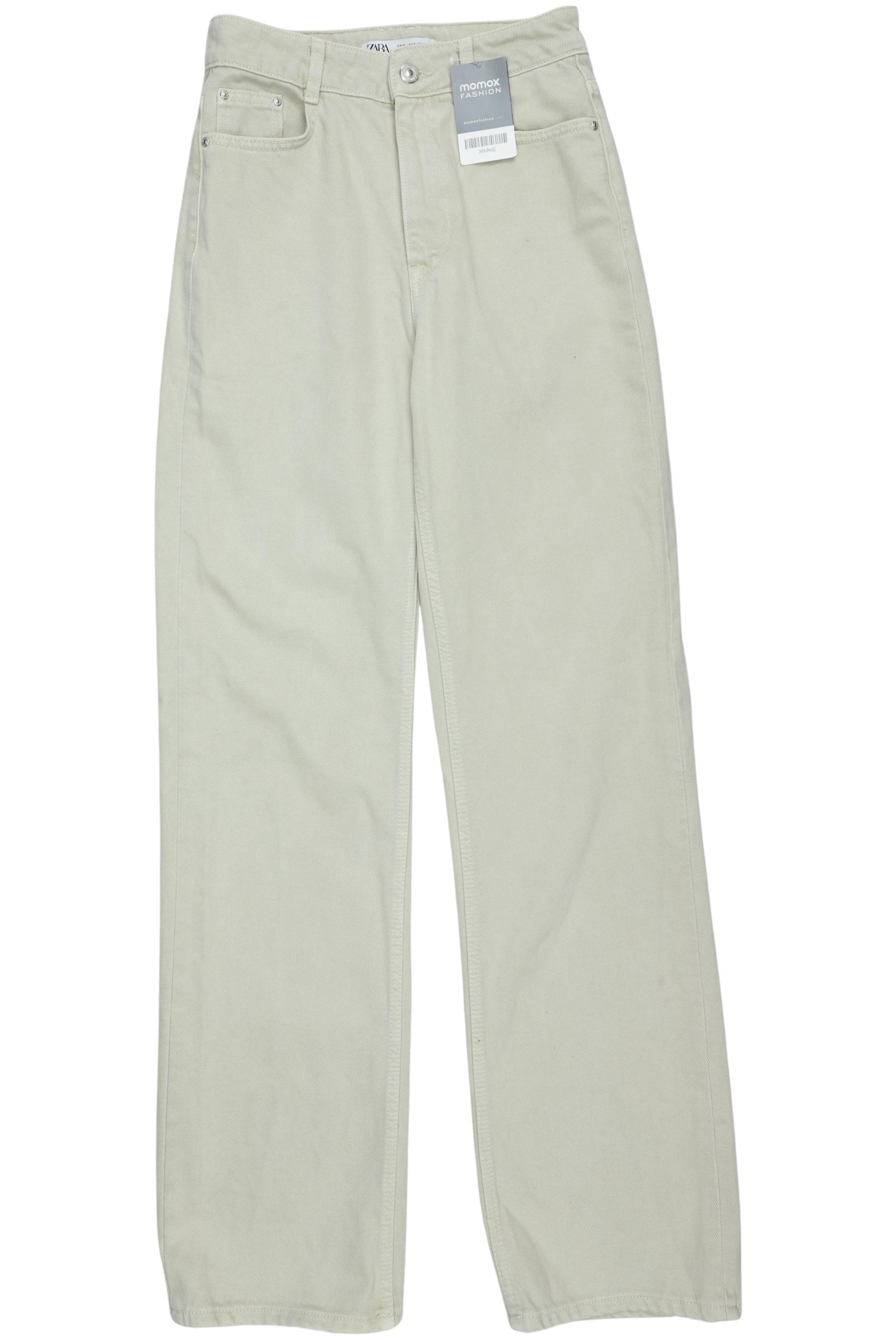 

Zara Damen Jeans, beige, Gr. 36