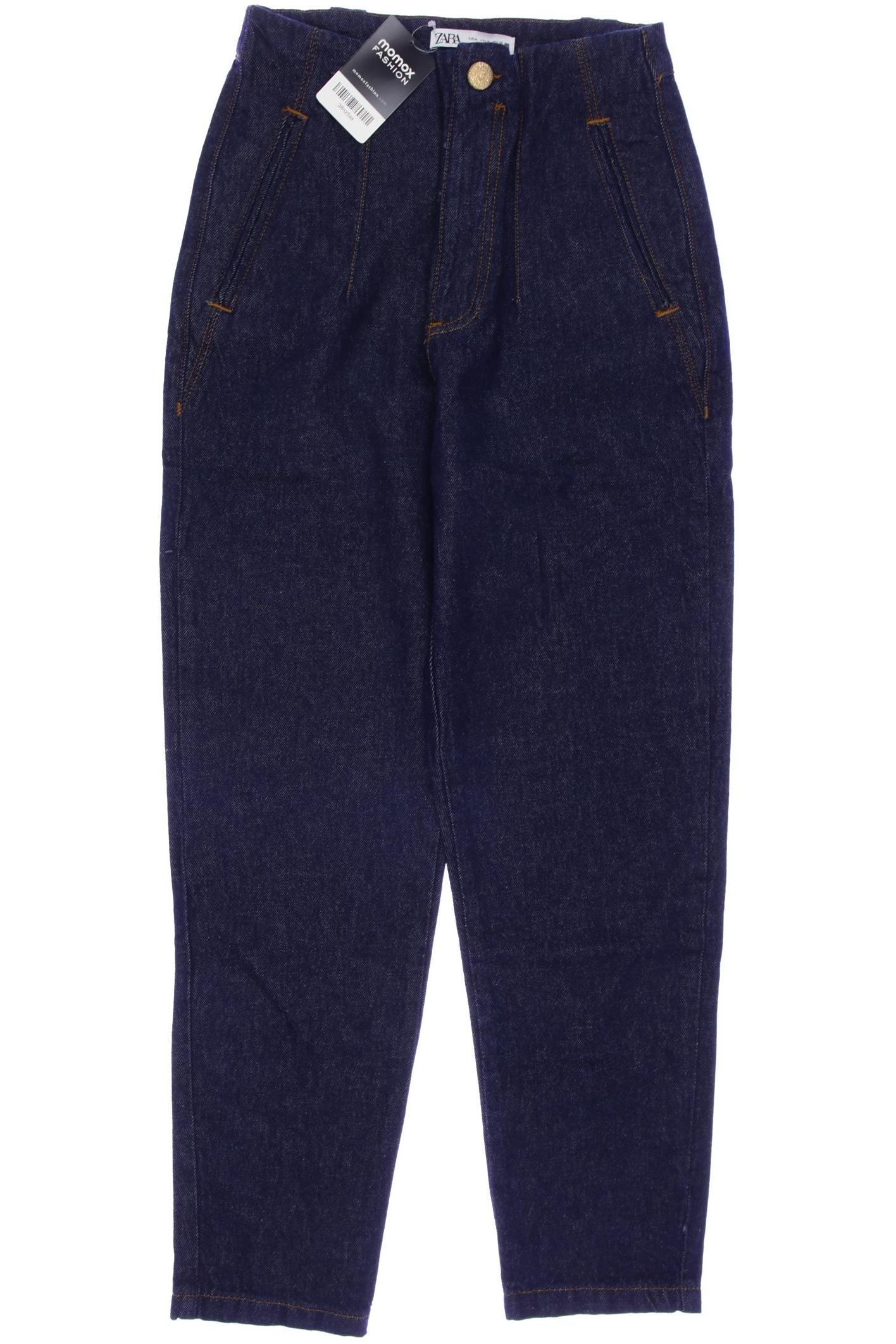 

Zara Damen Jeans, marineblau, Gr. 0