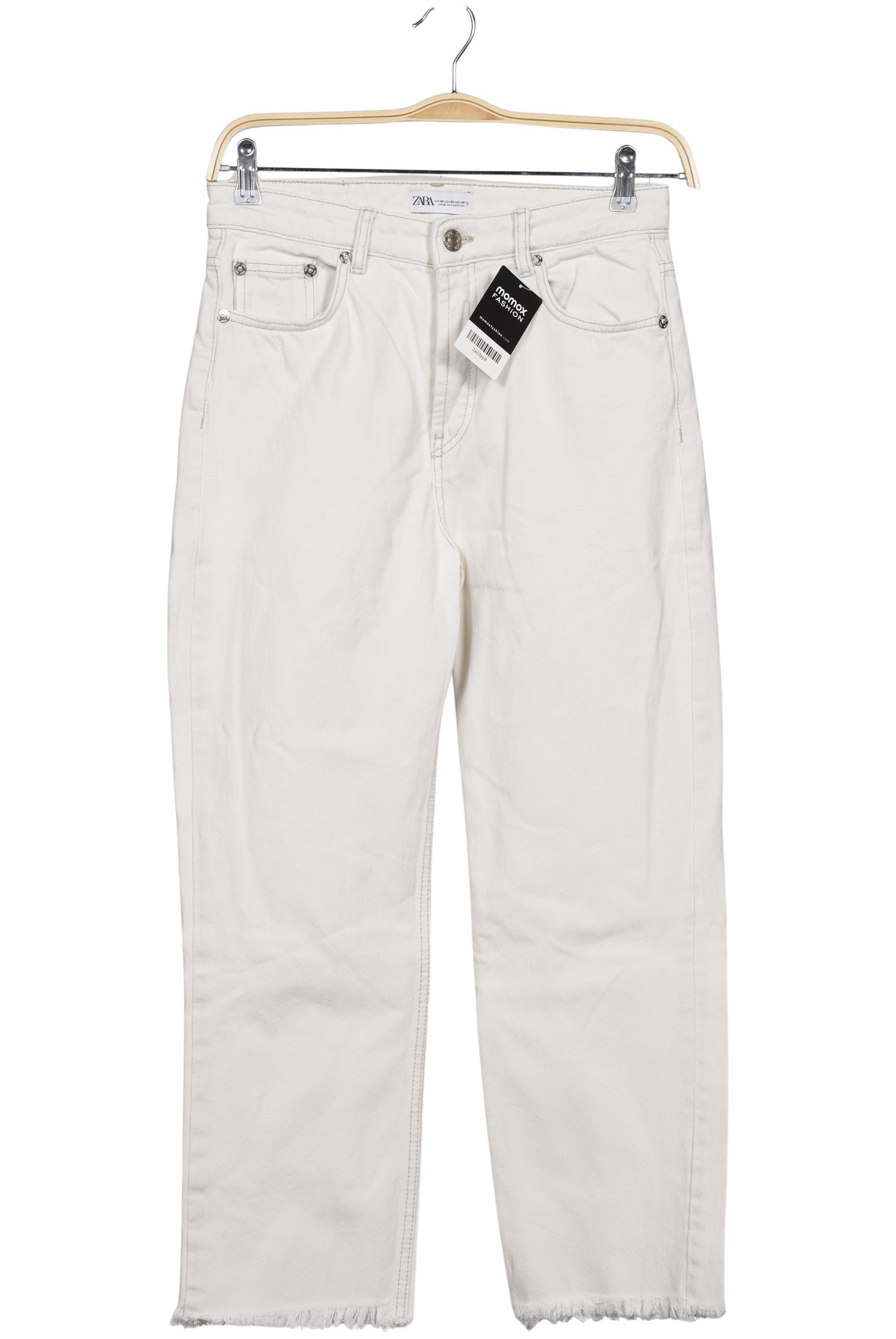 

Zara Damen Jeans, weiß, Gr. 40
