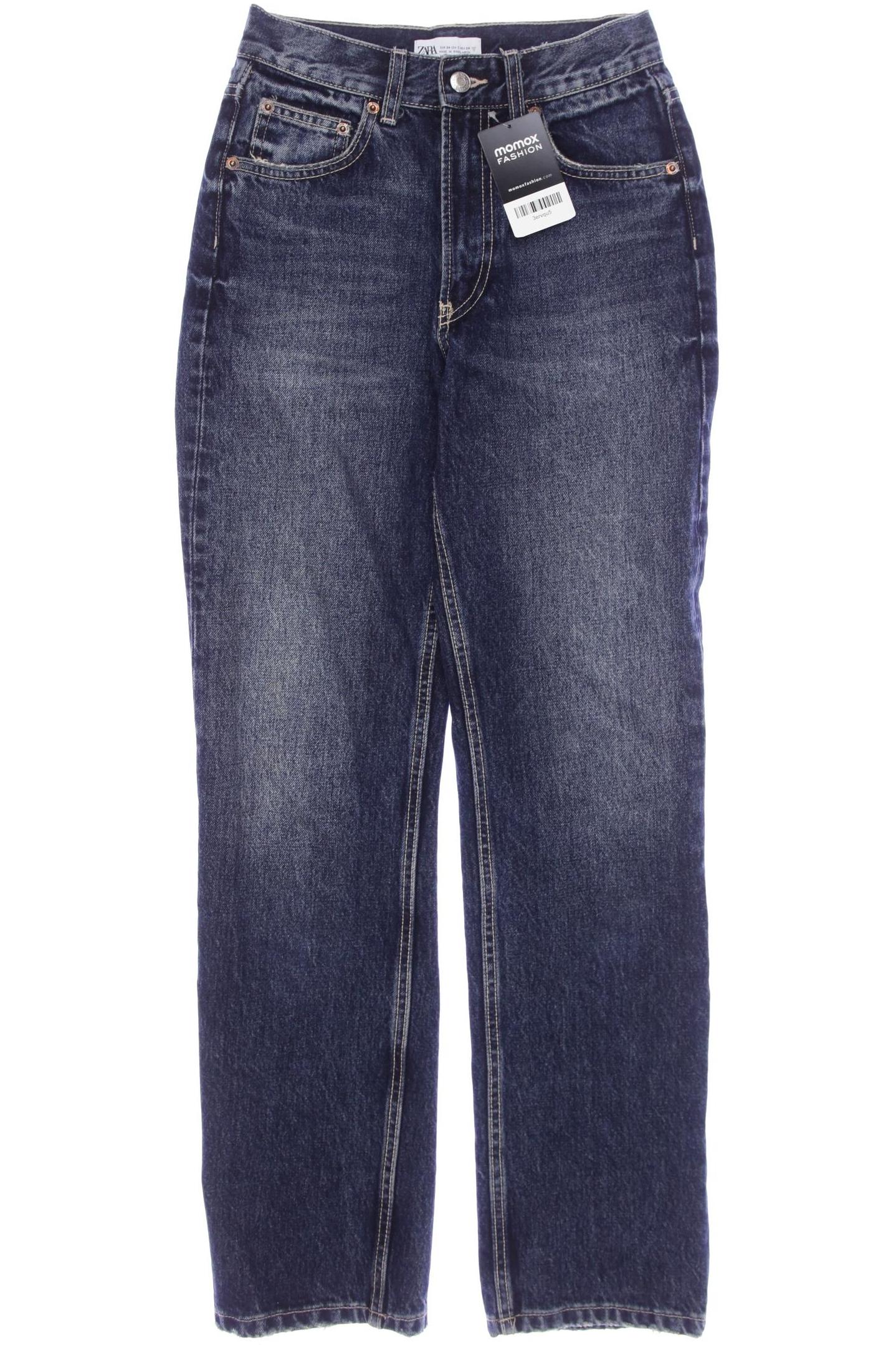 

Zara Damen Jeans, marineblau, Gr. 34