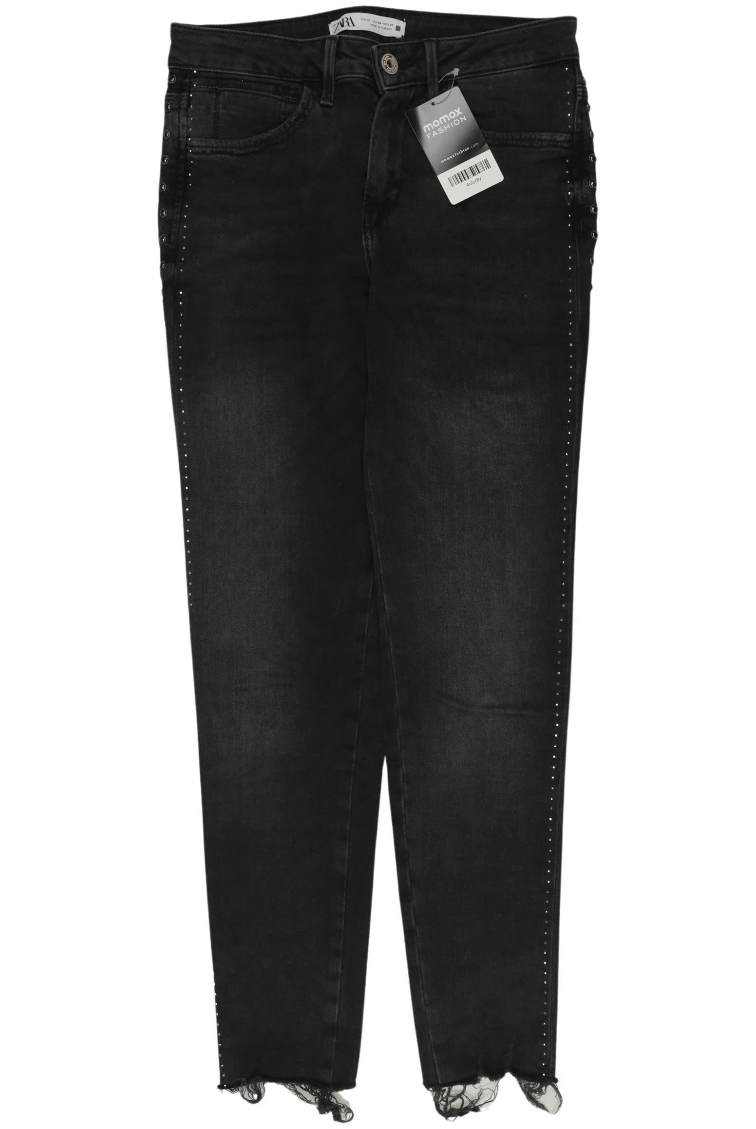 

Zara Damen Jeans, schwarz, Gr. 36