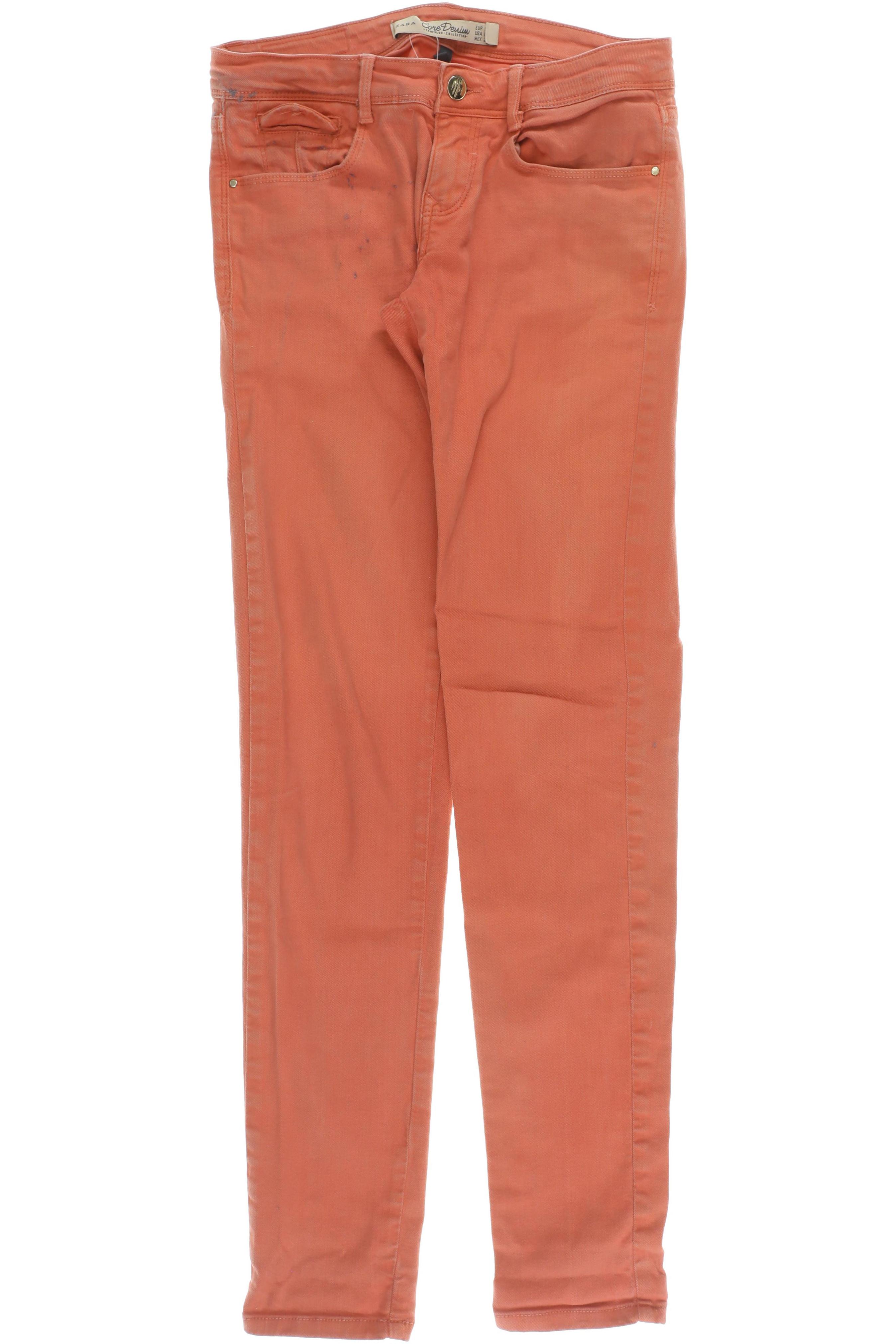 

Zara Damen Jeans, orange, Gr. 34