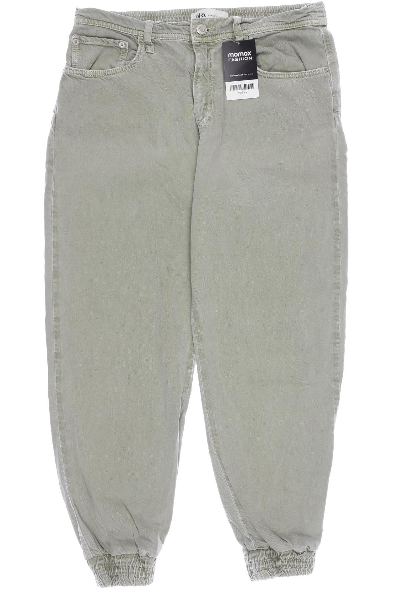 

Zara Damen Jeans, hellgrün, Gr. 0