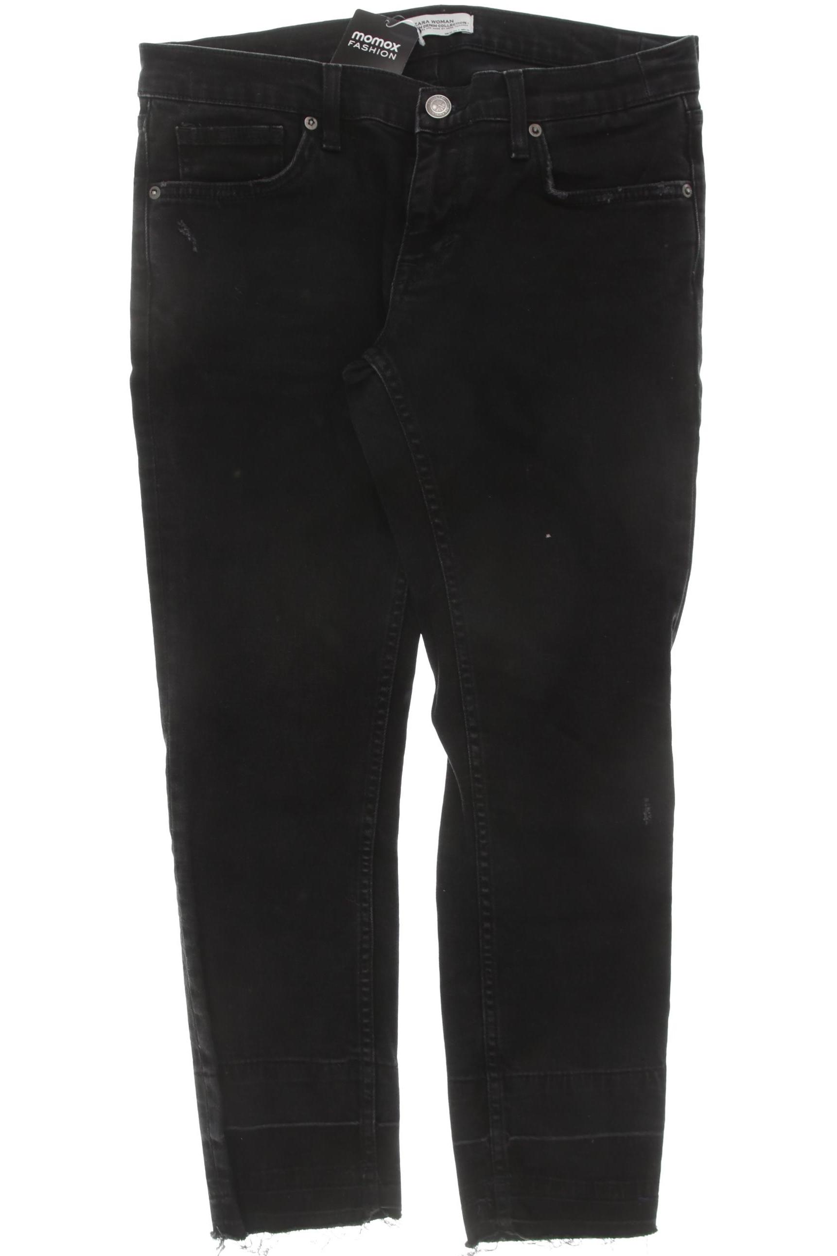 

Zara Damen Jeans, schwarz, Gr. 36