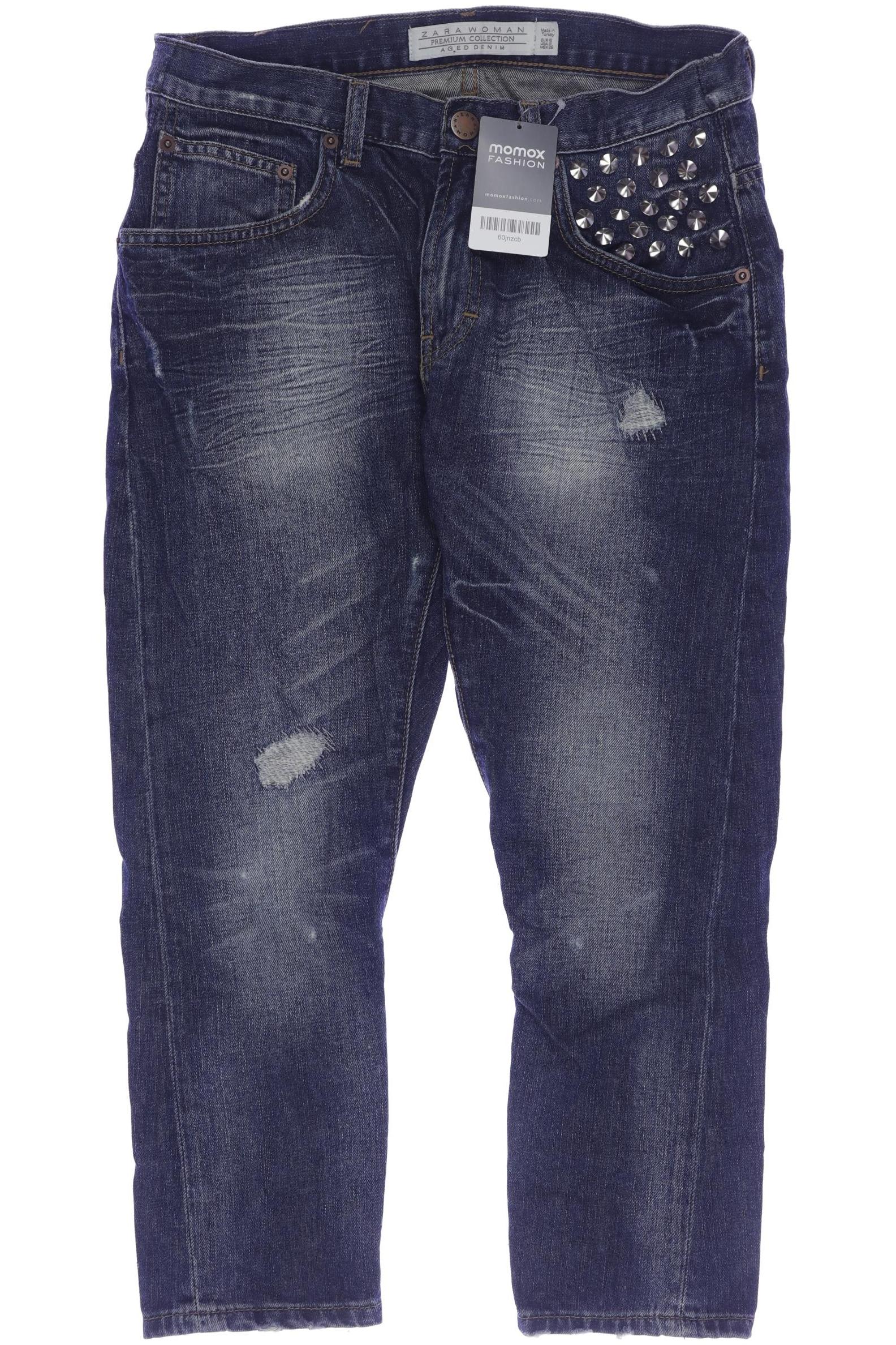 

Zara Damen Jeans, marineblau, Gr. 0
