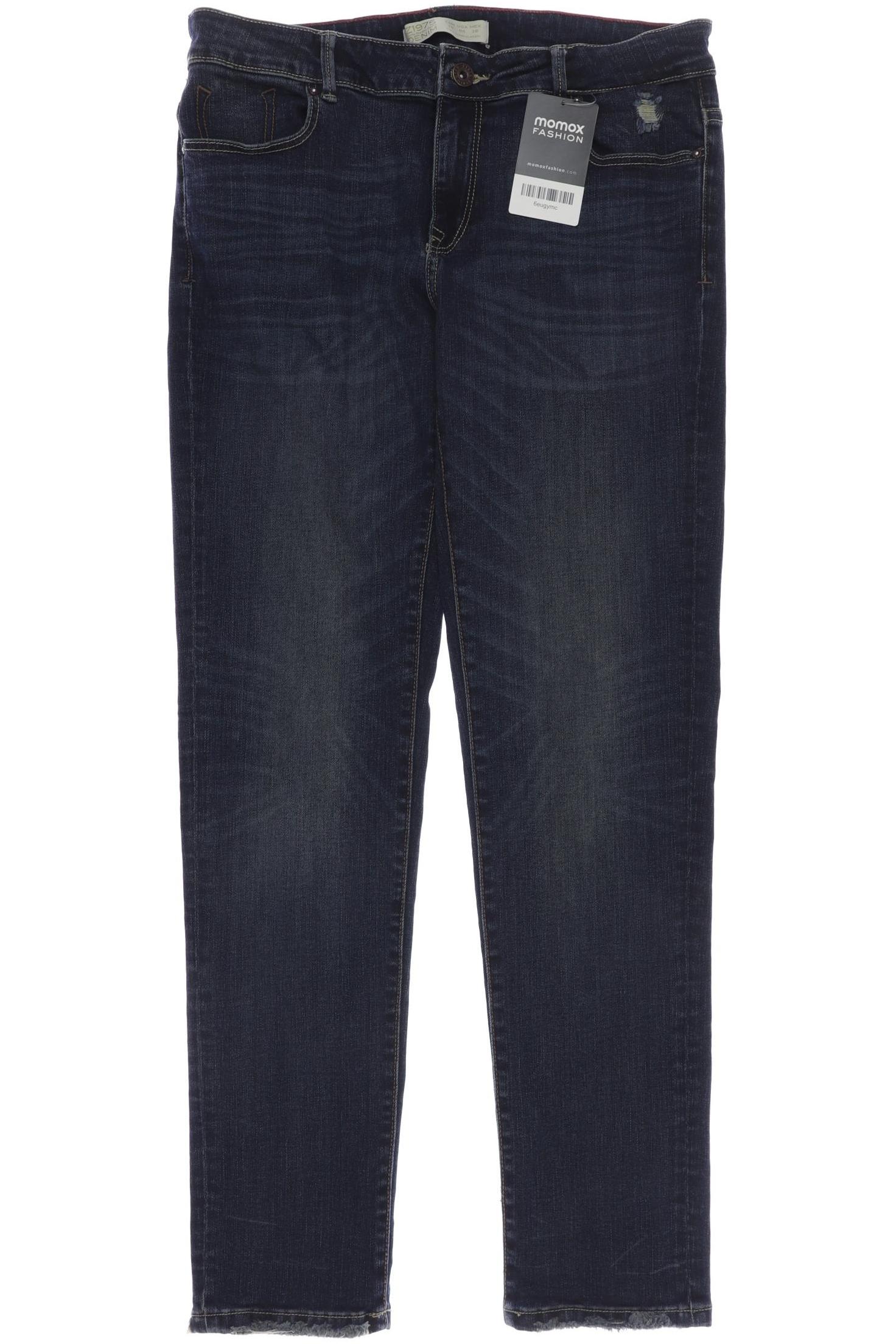 

Zara Damen Jeans, marineblau, Gr. 38