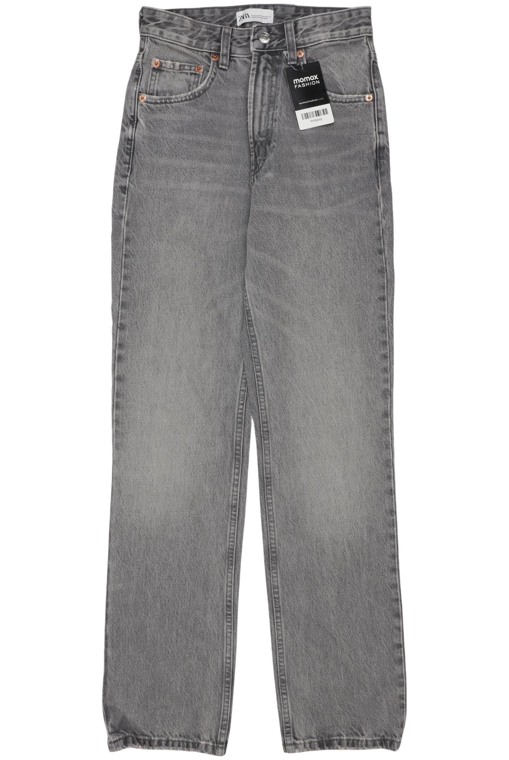 

Zara Damen Jeans, grau, Gr. 34
