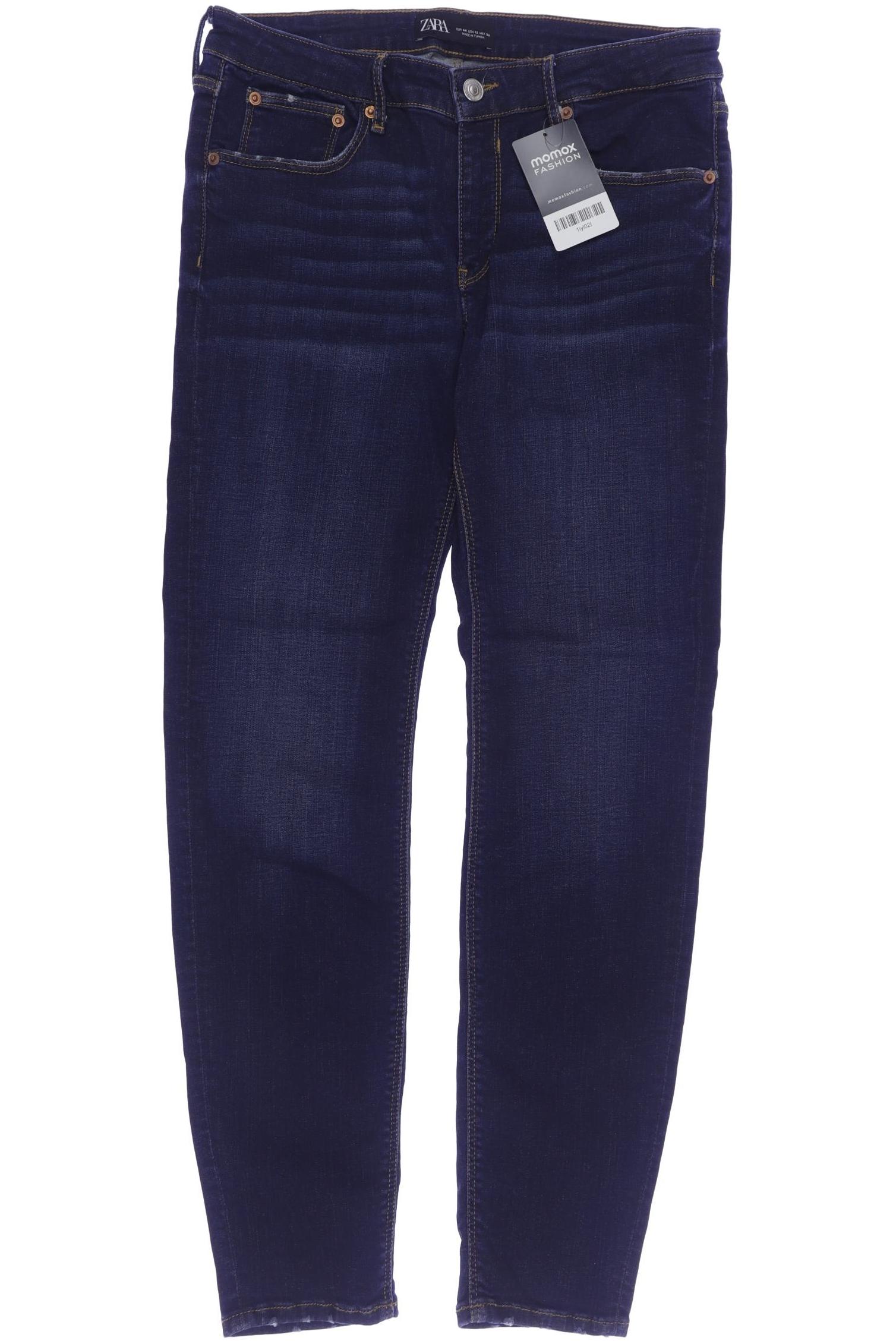 

Zara Damen Jeans, marineblau, Gr. 44