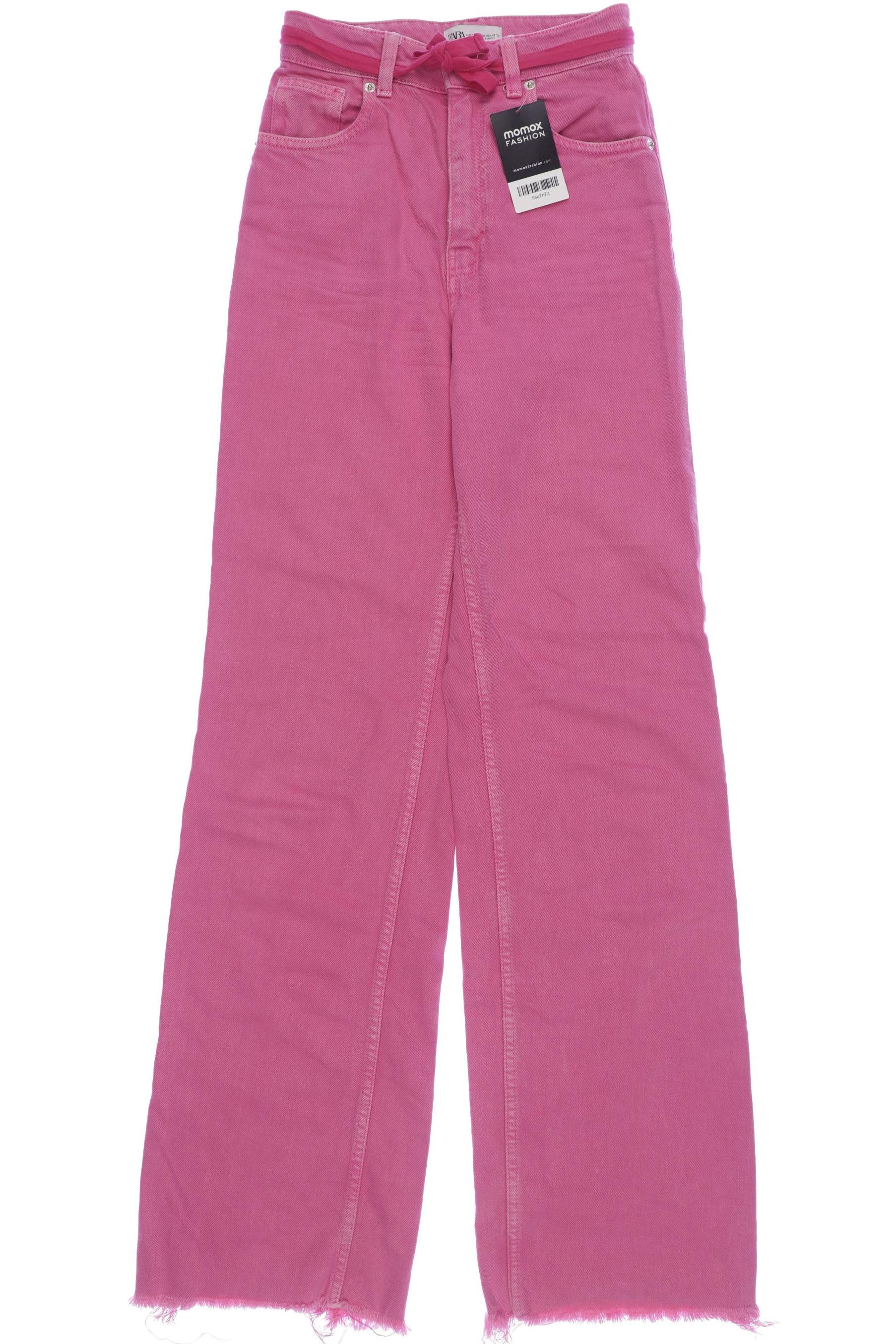 

Zara Damen Jeans, pink, Gr. 34