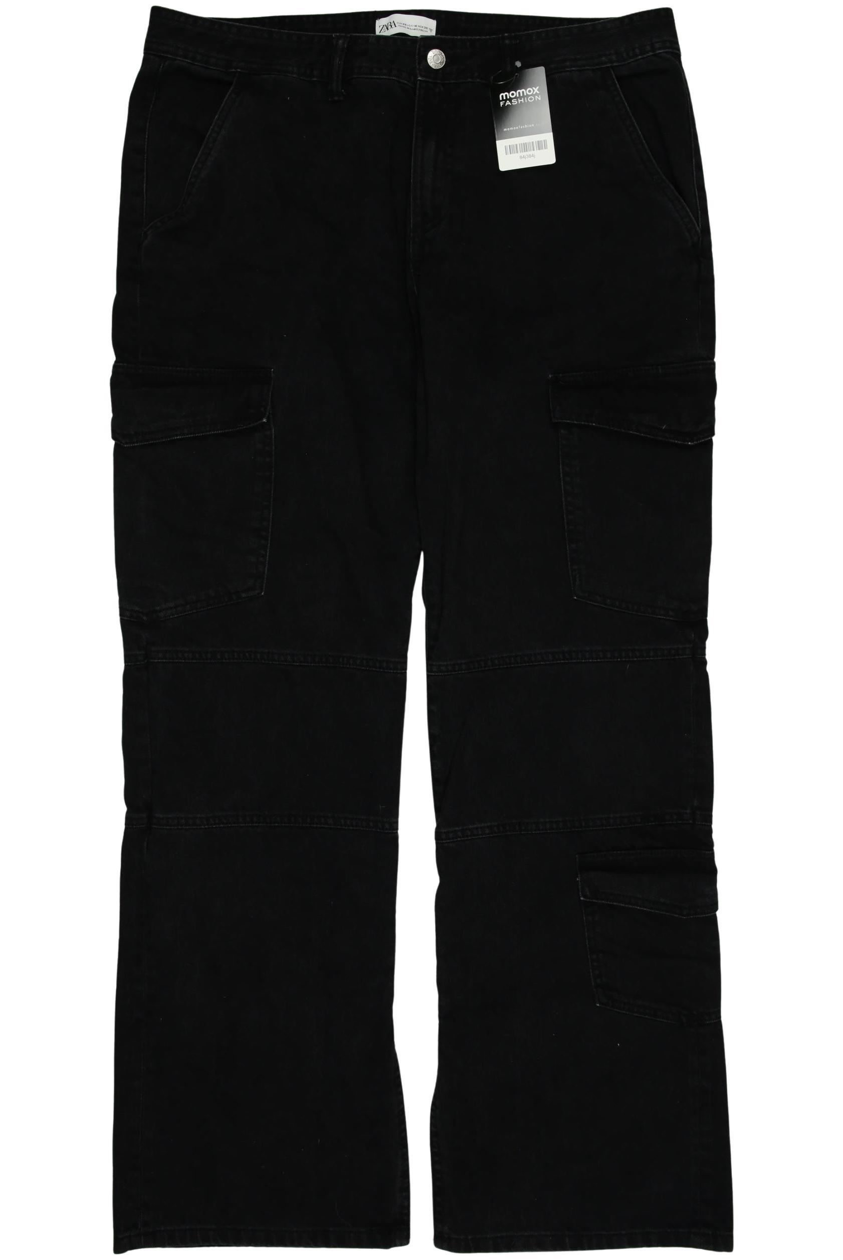 

Zara Damen Jeans, schwarz, Gr. 46
