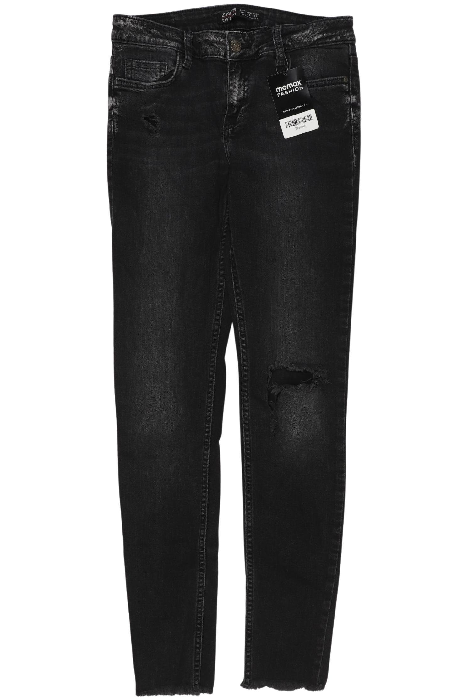 

Zara Damen Jeans, schwarz, Gr. 36
