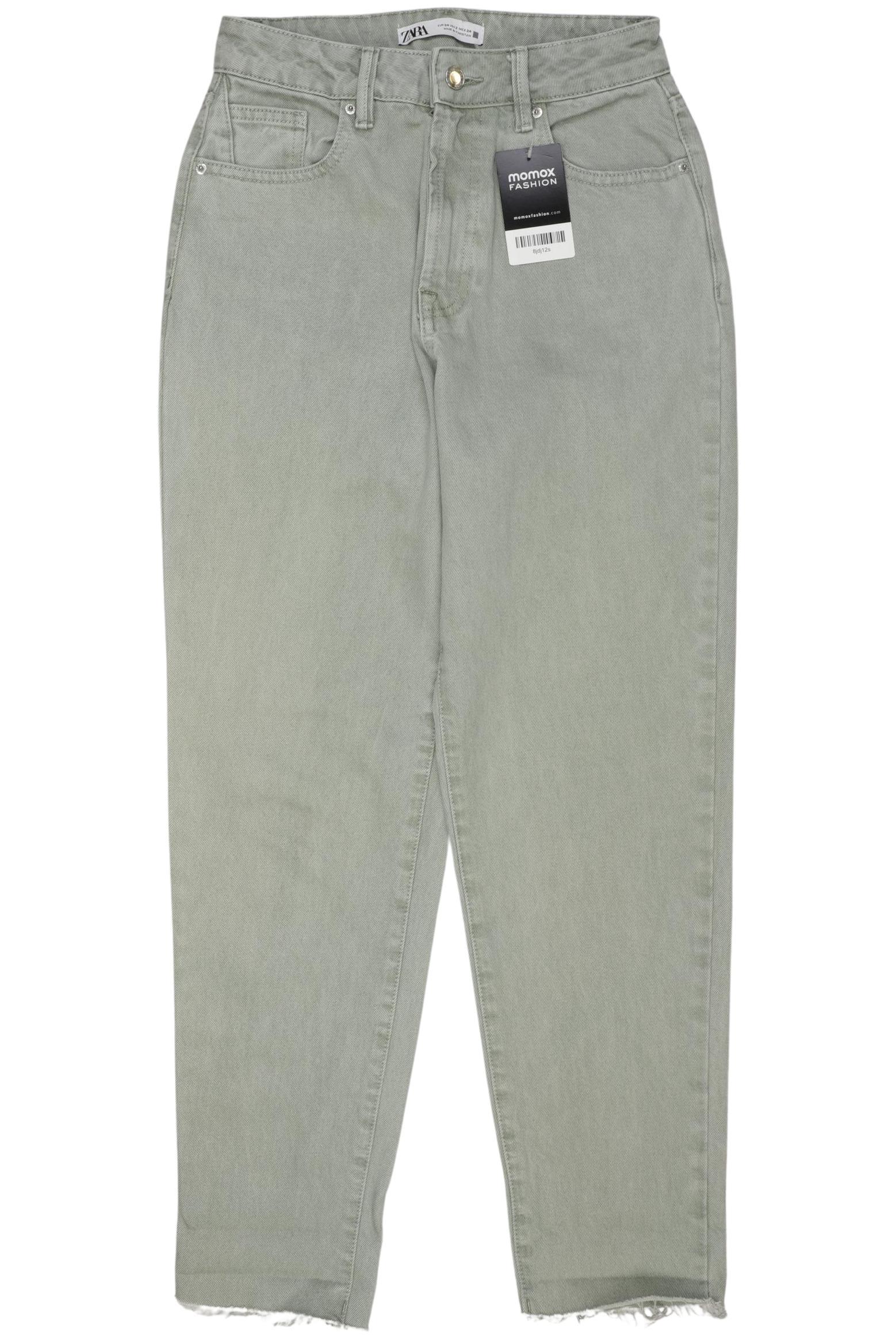 

Zara Damen Jeans, hellgrün, Gr. 34