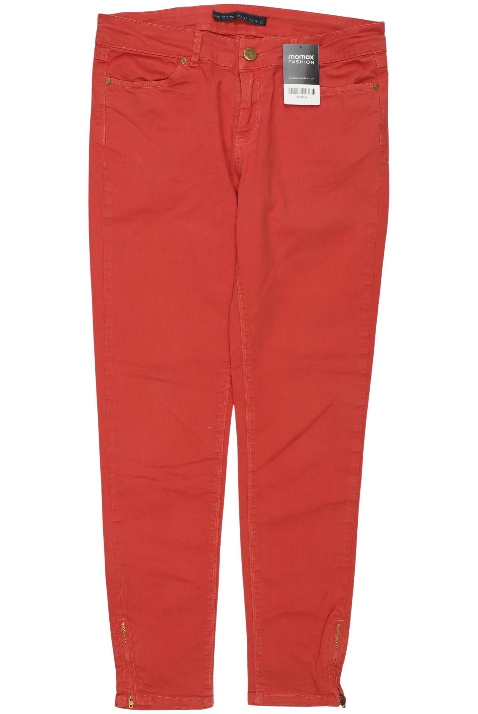 Thumbnail - Zara Damen Jeans, rot, Gr. 40