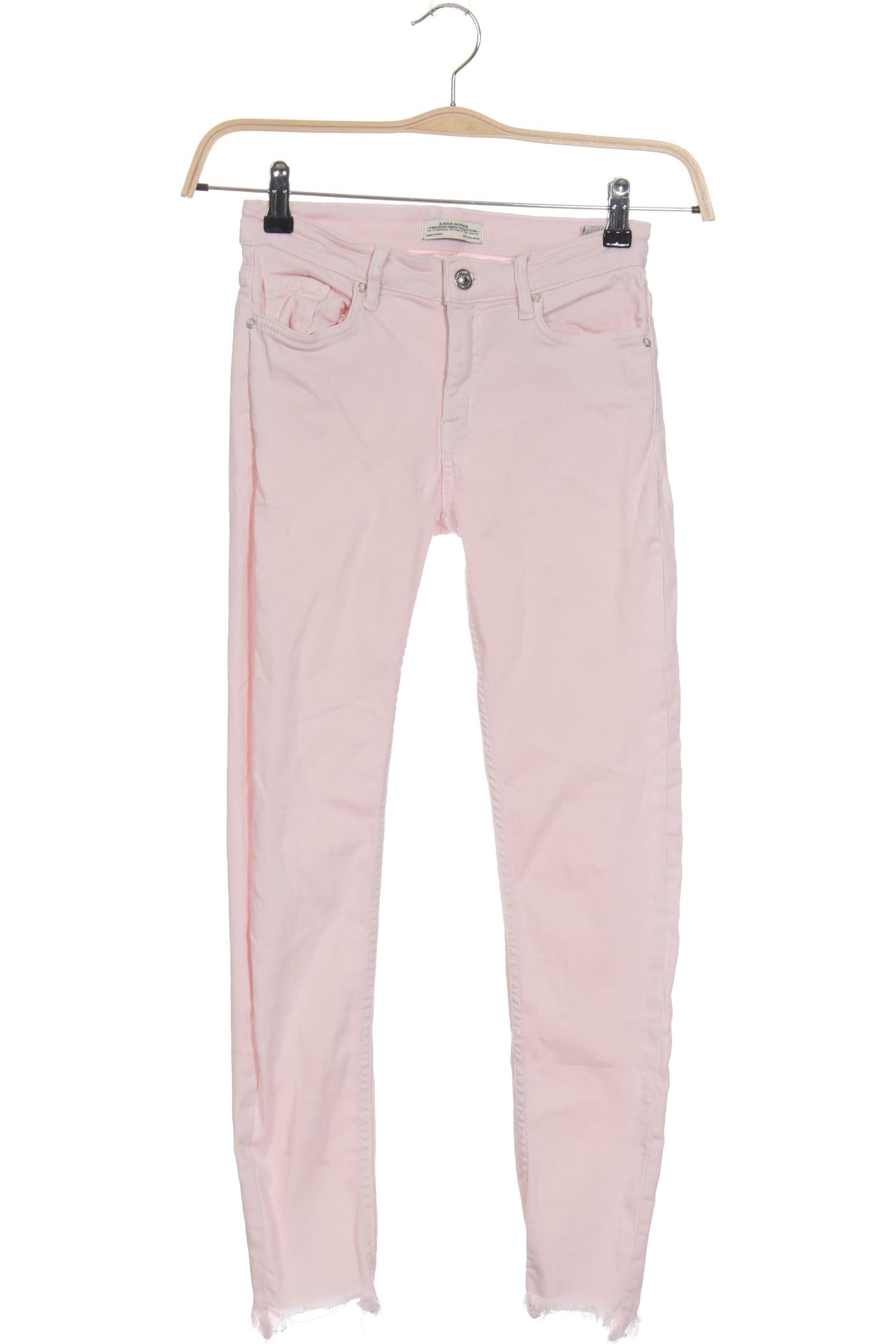 

Zara Damen Jeans, pink, Gr. 34