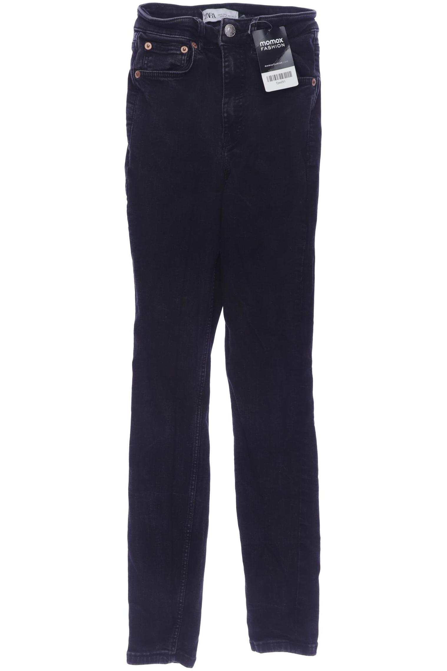 

Zara Damen Jeans, schwarz, Gr. 0