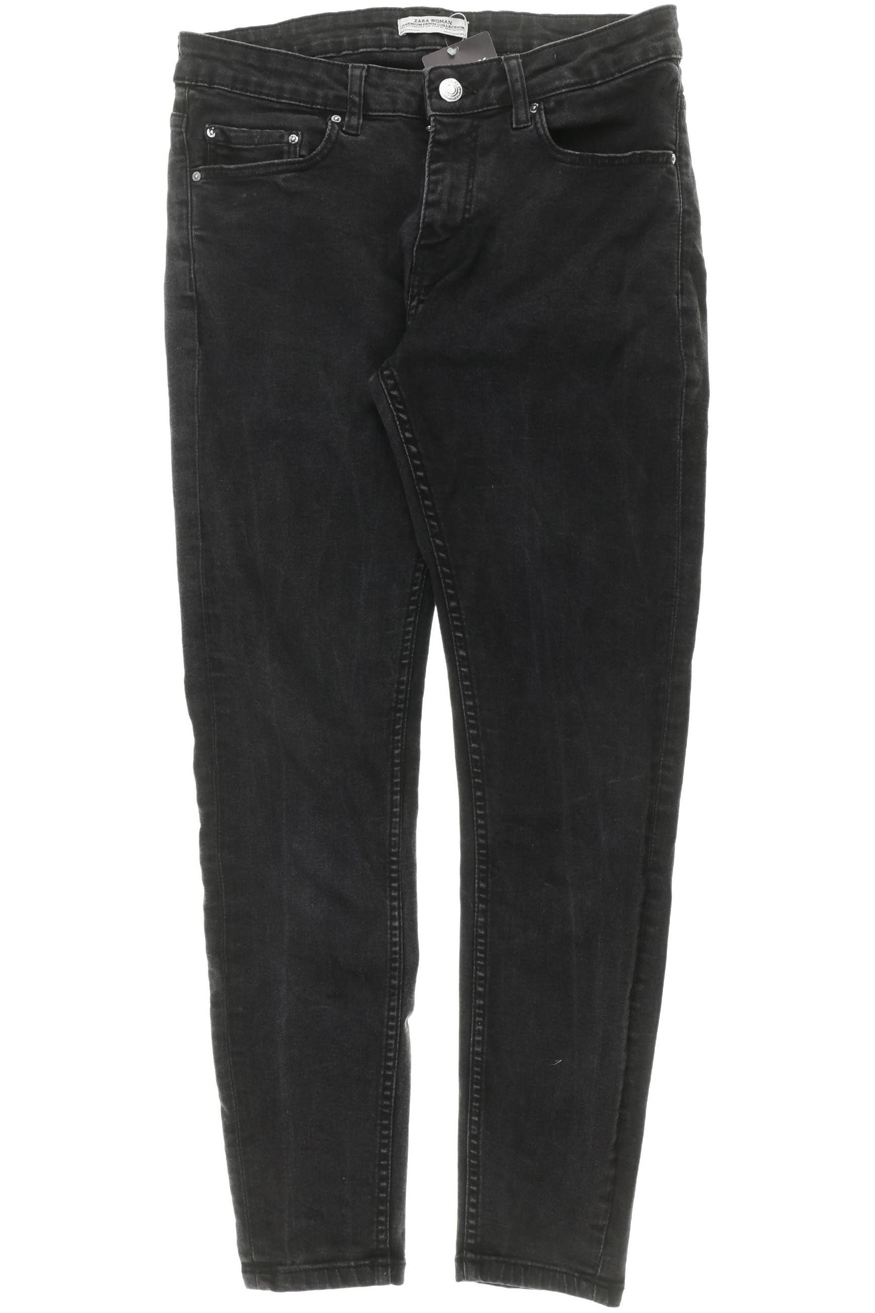 

Zara Damen Jeans, schwarz, Gr. 38