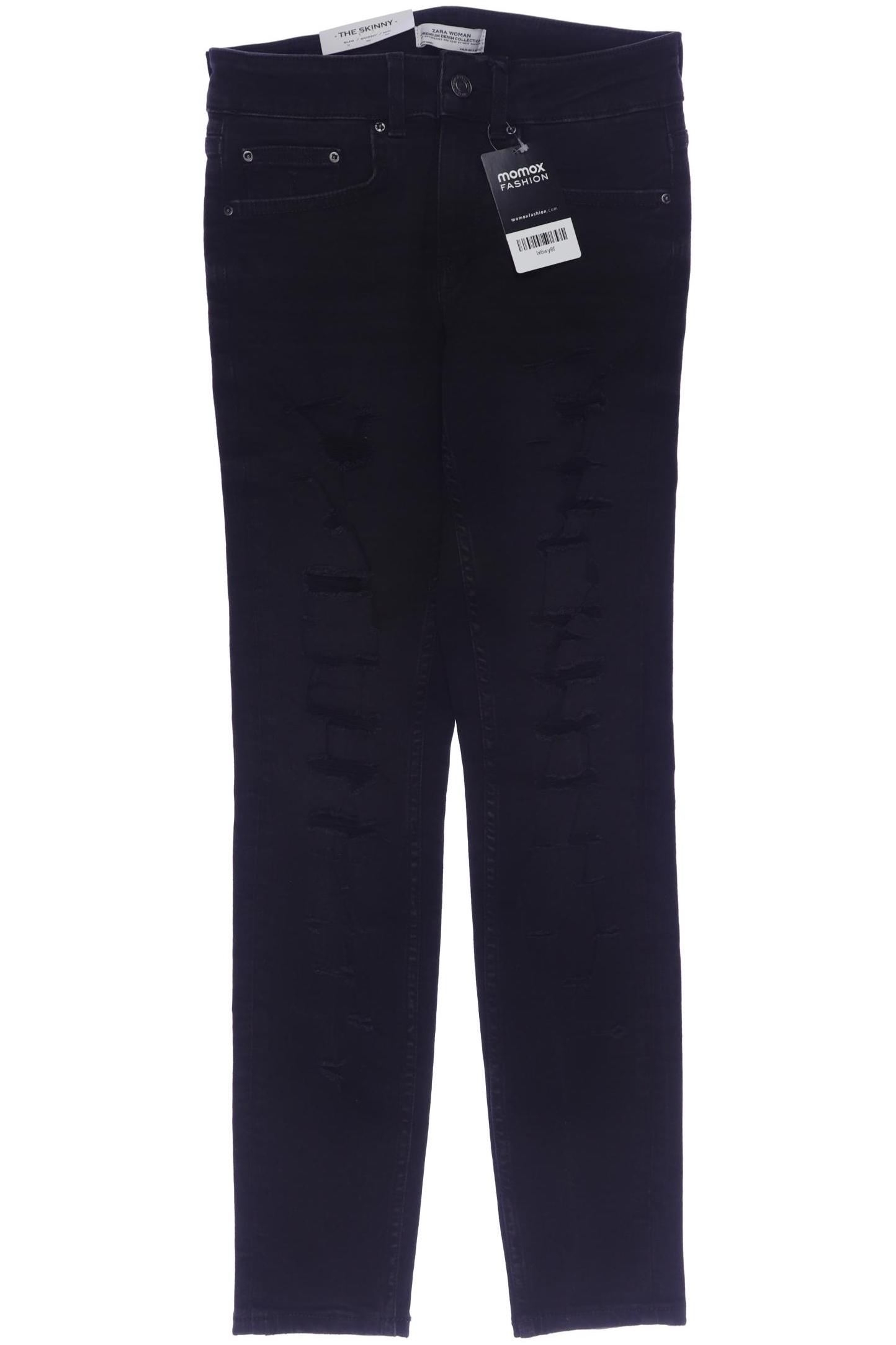 

Zara Damen Jeans, schwarz, Gr. 36