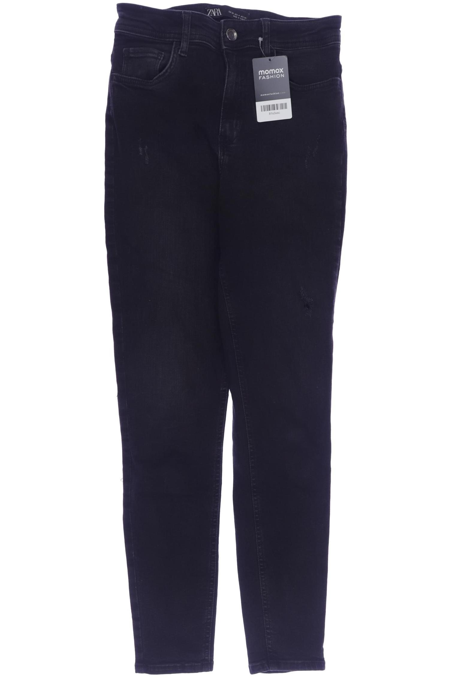

Zara Damen Jeans, schwarz, Gr. 36
