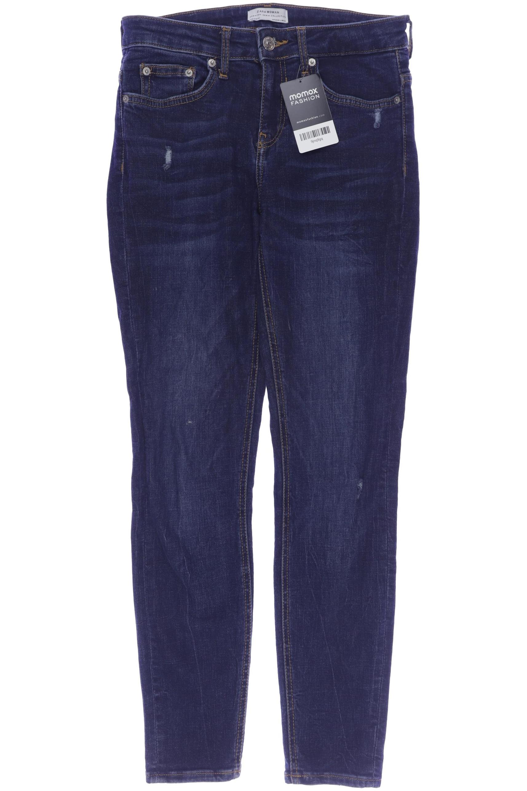 

Zara Damen Jeans, marineblau, Gr. 36