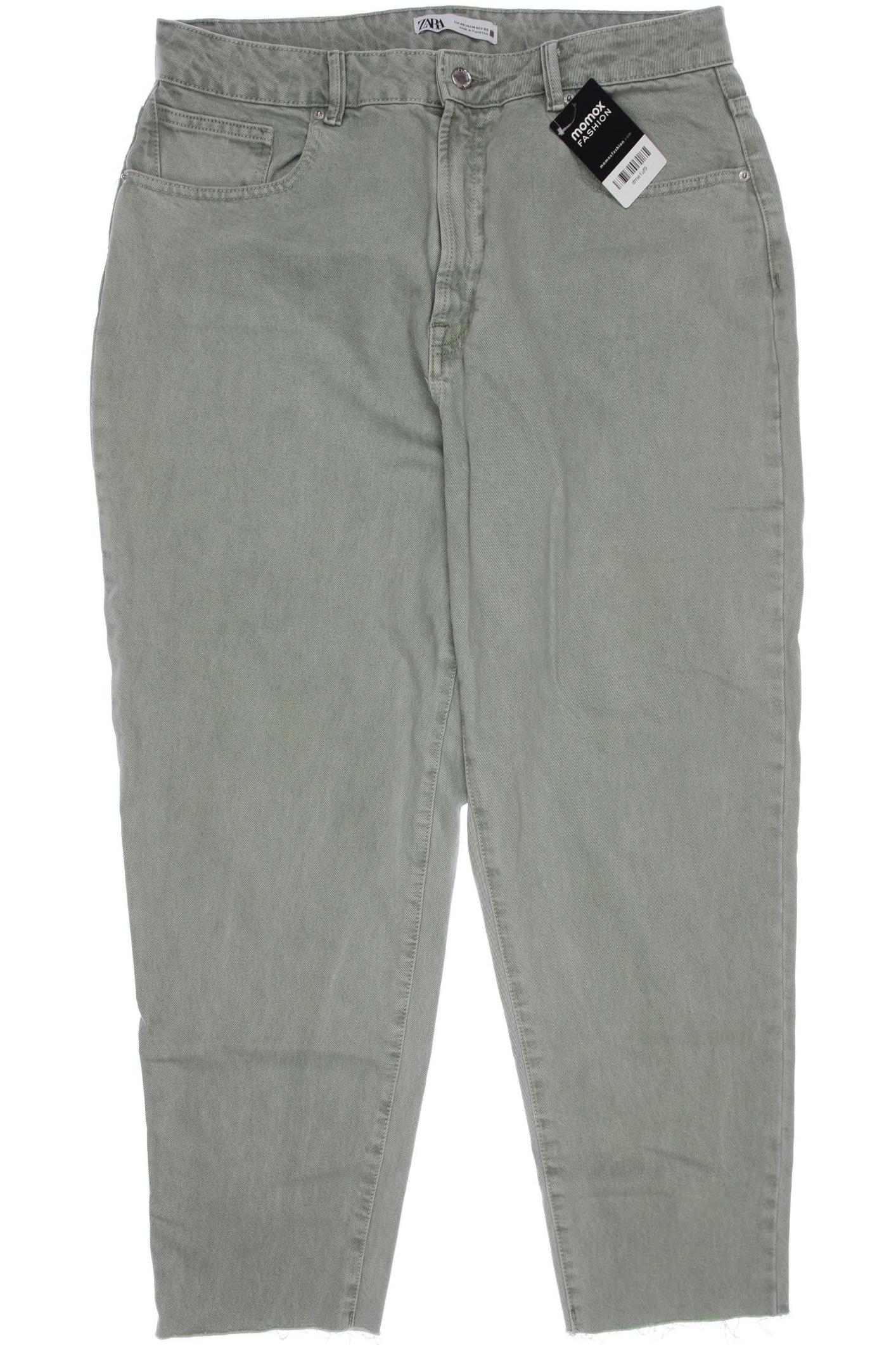 

Zara Damen Jeans, grün, Gr. 46